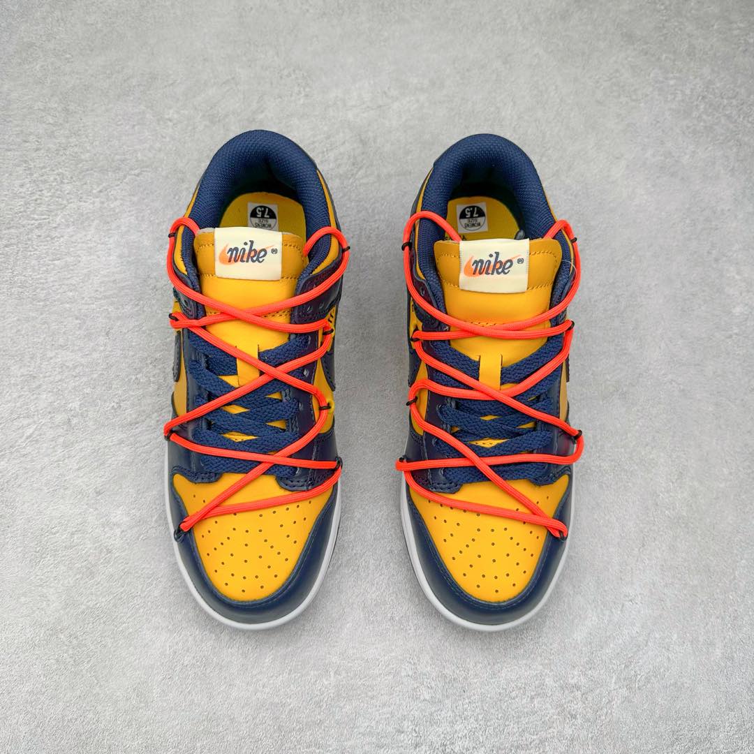 图片[2]-＃纯原福利 Off-White™ x NK Dunk Low OW联名 三色 Pnme Asia贝利原厂皮料加持 全套原楦原模倾力打造完美版型 独家原厂航空铝磨具打磨大底 鞋头坡度75° 极致还原 无解鞋型 原盒原装配套 圈内天花板工艺 原厂冲刀 超高清洁度 全鞋零毛边皮料切割 采用原厂百宏鞋带以及原厂百宏织唛舌标 鞋带孔收紧绳长度 足以区分市面口嗨版本 原厂油墨 色泽亮度 高频效果一致 原厂拉帮工艺 针距密度一致 一针一线自然拉伸不弯曲 青岛定制原装标几率过验 尺码：36 36.5 37.5 38 38.5 39 40 40.5 41 42 42.5 43 44 44.5 45 46 47.5-选品中心