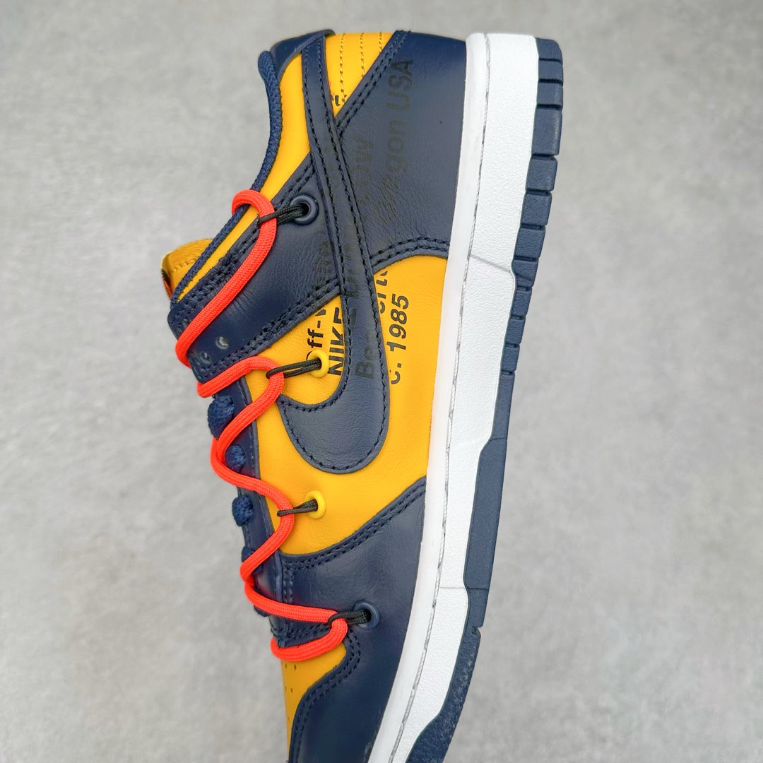 图片[7]-＃纯原福利 Off-White™ x NK Dunk Low OW联名 三色 Pnme Asia贝利原厂皮料加持 全套原楦原模倾力打造完美版型 独家原厂航空铝磨具打磨大底 鞋头坡度75° 极致还原 无解鞋型 原盒原装配套 圈内天花板工艺 原厂冲刀 超高清洁度 全鞋零毛边皮料切割 采用原厂百宏鞋带以及原厂百宏织唛舌标 鞋带孔收紧绳长度 足以区分市面口嗨版本 原厂油墨 色泽亮度 高频效果一致 原厂拉帮工艺 针距密度一致 一针一线自然拉伸不弯曲 青岛定制原装标几率过验 尺码：36 36.5 37.5 38 38.5 39 40 40.5 41 42 42.5 43 44 44.5 45 46 47.5-选品中心