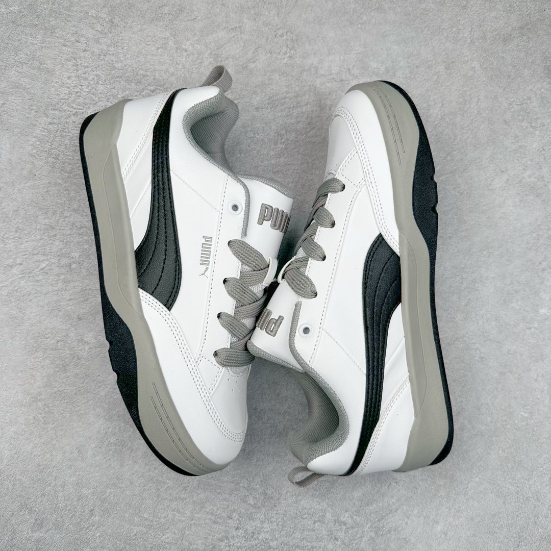 图片[3]-＃福利特价 PUMA Park Lifestyle 彪马防滑耐磨低帮休闲板鞋 简约又不失设计巧思的帅气风格让它轻松驾驭日常休闲或滑板场合 运动兼具匠心 细节彰显品质 衬垫边缘以提供支撑和灵活性 强化鞋头以承受持续的磨损 耐磨性强 稳定性高 抓地更牢 不易打滑 尺码： 35 36 36.5 37.5 38 38.5 39 40 40.5 41 42 42.5 43 44 45-选品中心