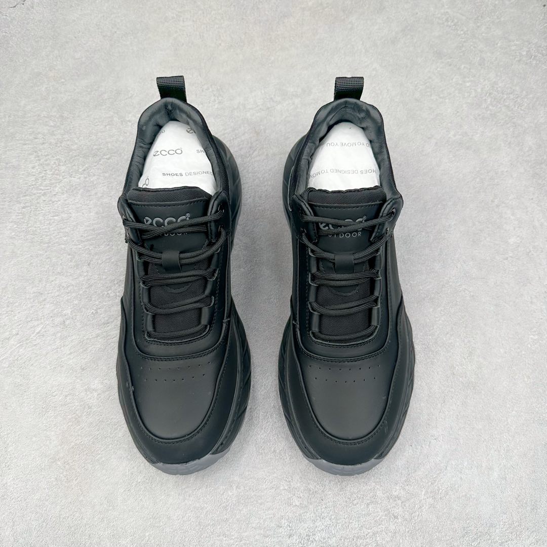 图片[2]-Ecco爱步男鞋新款运动鞋 跑鞋厚底增高老爹鞋 驱动系列全新款式 拼色拼接鞋面 时尚有型 牛皮与纺织品拼接 脚感舒适 出街有型 贴心套脚系带设计 舒适包裹双足 柔软细腻，亲肤透气 以摩托车粗犷胎纹为灵感 PU大底提供牵引性和支撑性 耐磨防滑提升稳定性 轻盈鞋底 舒适耐穿 户外出行 肆意洒脱 尺码：38 39 40 41 42 43 44（皮鞋码）-选品中心