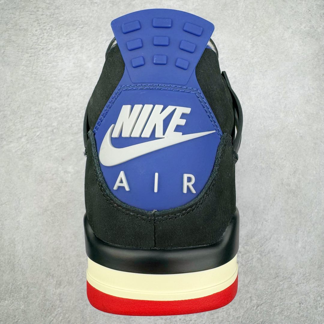 图片[8]-＃DT/R1纯原 Air Jordan AJ4 Rare Air Laser 黑蓝红 FV5029-003 原鞋开发原楦原纸板同源开发 完美呈现乔4的版型 内侧正确双色网格 还原细节 原厂皮料 正确气垫颜色 正确网格工艺 正确拉帮工艺 全鞋原装材料制作 原档案原模具打造 支持全方位与正品对比 尺码：40 40.5 41 42 42.5 43 44 44.5 45 46 47.5 48.5-选品中心