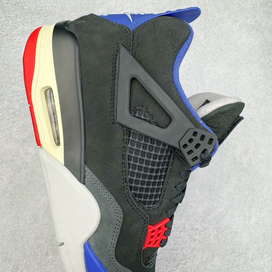 图片[6]-＃DT/R1纯原 Air Jordan AJ4 Rare Air Laser 黑蓝红 FV5029-003 原鞋开发原楦原纸板同源开发 完美呈现乔4的版型 内侧正确双色网格 还原细节 原厂皮料 正确气垫颜色 正确网格工艺 正确拉帮工艺 全鞋原装材料制作 原档案原模具打造 支持全方位与正品对比 尺码：40 40.5 41 42 42.5 43 44 44.5 45 46 47.5 48.5-选品中心