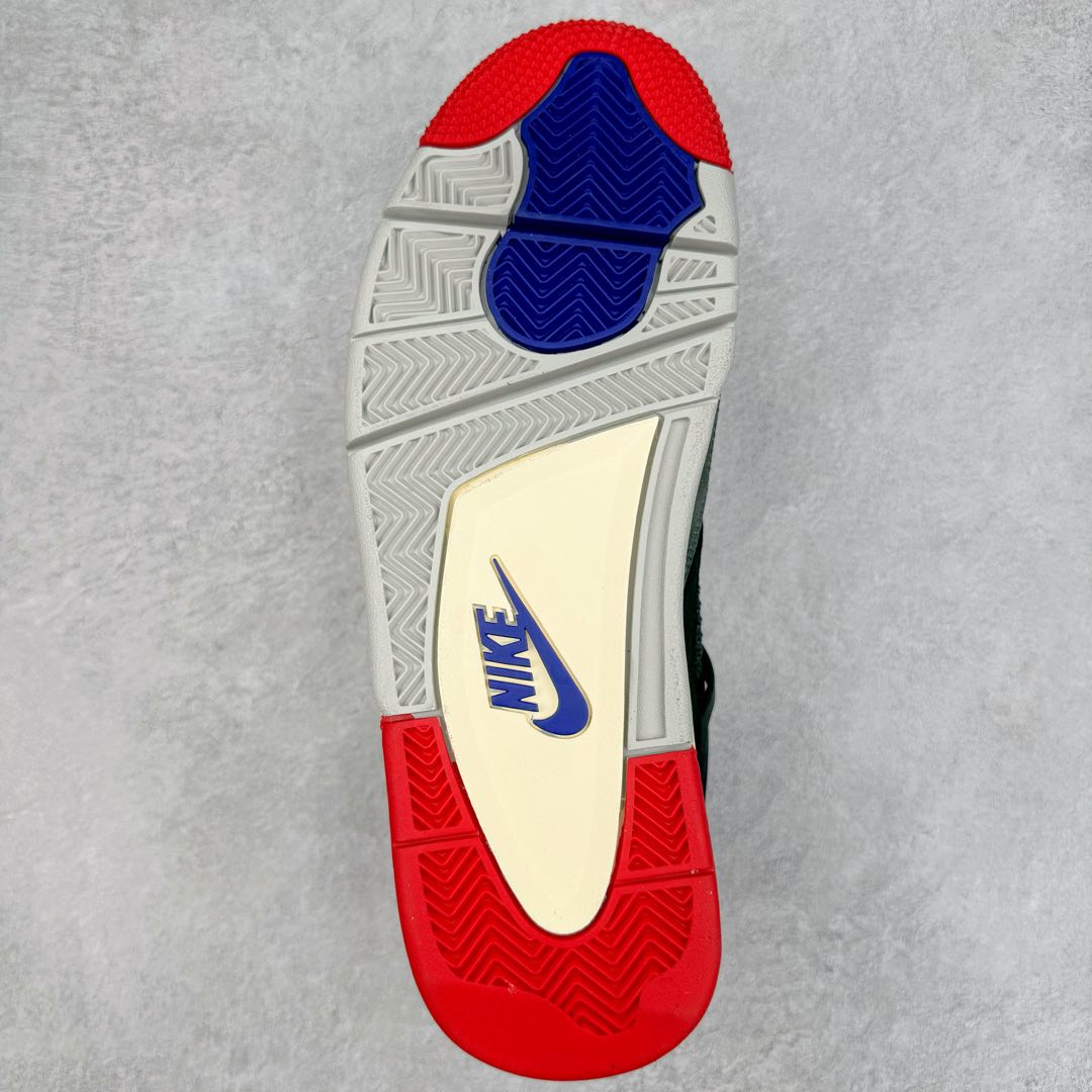 图片[9]-＃DT/R1纯原 Air Jordan AJ4 Rare Air Laser 黑蓝红 FV5029-003 原鞋开发原楦原纸板同源开发 完美呈现乔4的版型 内侧正确双色网格 还原细节 原厂皮料 正确气垫颜色 正确网格工艺 正确拉帮工艺 全鞋原装材料制作 原档案原模具打造 支持全方位与正品对比 尺码：40 40.5 41 42 42.5 43 44 44.5 45 46 47.5 48.5-选品中心