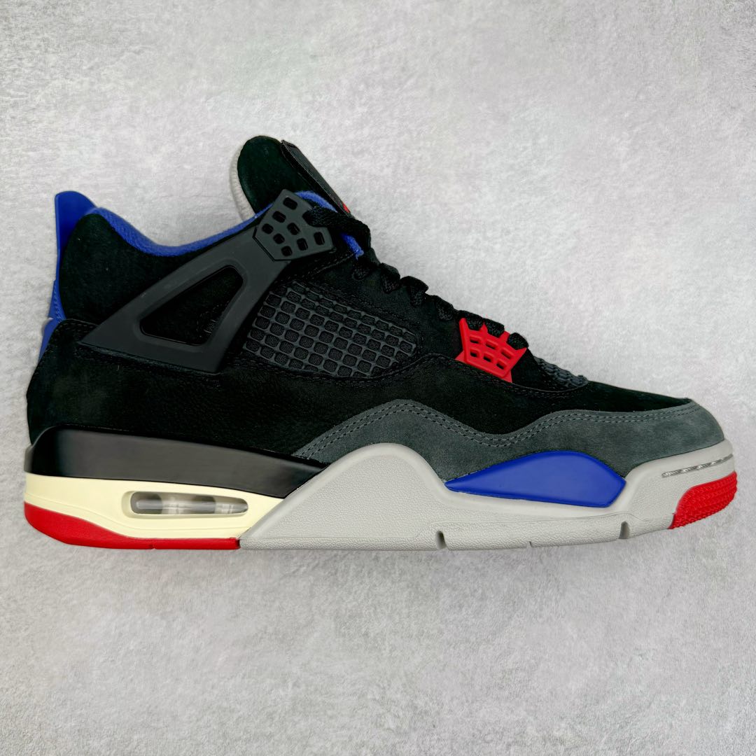 ＃DT/R1纯原 Air Jordan AJ4 Rare Air Laser 黑蓝红 FV5029-003 原鞋开发原楦原纸板同源开发 完美呈现乔4的版型 内侧正确双色网格 还原细节 原厂皮料 正确气垫颜色 正确网格工艺 正确拉帮工艺 全鞋原装材料制作 原档案原模具打造 支持全方位与正品对比 尺码：40 40.5 41 42 42.5 43 44 44.5 45 46 47.5 48.5-选品中心