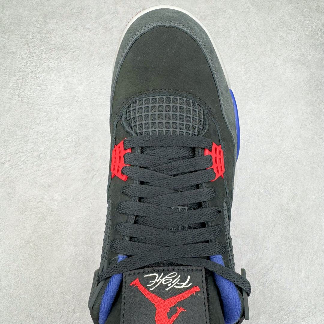 图片[4]-＃DT/R1纯原 Air Jordan AJ4 Rare Air Laser 黑蓝红 FV5029-003 原鞋开发原楦原纸板同源开发 完美呈现乔4的版型 内侧正确双色网格 还原细节 原厂皮料 正确气垫颜色 正确网格工艺 正确拉帮工艺 全鞋原装材料制作 原档案原模具打造 支持全方位与正品对比 尺码：40 40.5 41 42 42.5 43 44 44.5 45 46 47.5 48.5-选品中心