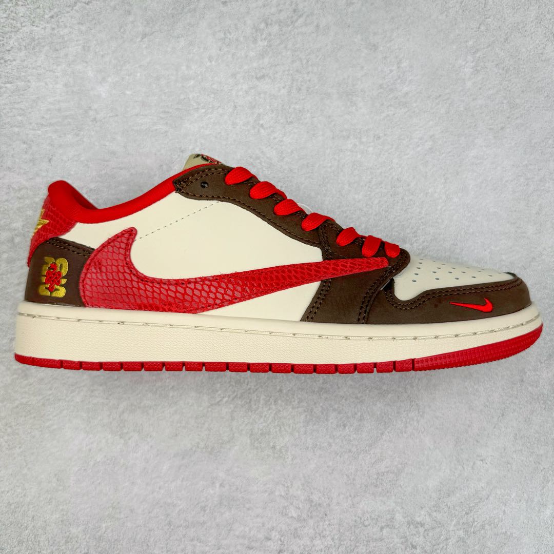 TS x Air Jordan AJ1 Low 倒钩低帮联名定制配色 CH6336-020 原厂内置气垫魔块 A模大底 头层小牛皮 鞋舌AJ原厂专用牛津布+AJ专用反口珍珠布+原厂无杂质高弹内里海棉+特殊封边弹力鞋带 尺码：36 36.5 37.5 38 38.5 39 40 40.5 41 42 42.5 43 44 44.5 45 46 47.5-选品中心