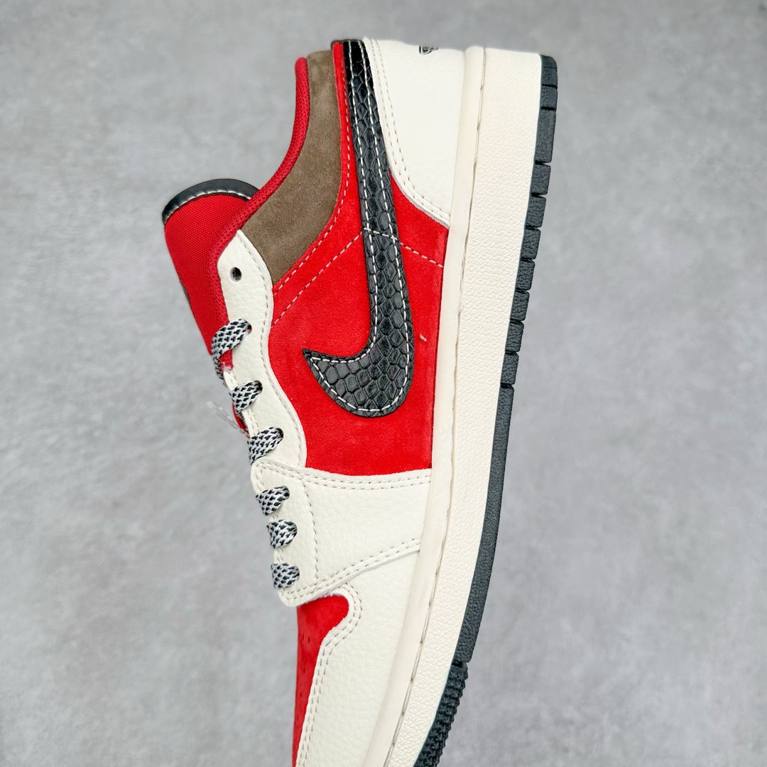 图片[7]-Air Jordan AJ1 Low 低帮系列定制配色FC1688-203 原厂内置气垫魔块 A模大底 头层小牛皮 鞋舌AJ原厂专用牛津布+AJ专用反口珍珠布+原厂无杂质高弹内里海棉+特殊封边弹力鞋带 尺码：36 36.5 37.5 38 38.5 39 40 40.5 41 42 42.5 43 44 44.5 45 46-选品中心