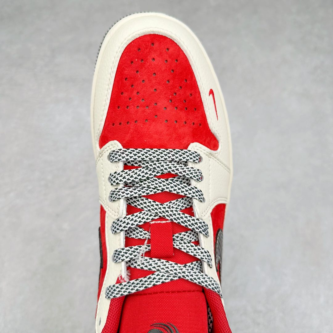 图片[4]-Air Jordan AJ1 Low 低帮系列定制配色FC1688-203 原厂内置气垫魔块 A模大底 头层小牛皮 鞋舌AJ原厂专用牛津布+AJ专用反口珍珠布+原厂无杂质高弹内里海棉+特殊封边弹力鞋带 尺码：36 36.5 37.5 38 38.5 39 40 40.5 41 42 42.5 43 44 44.5 45 46-选品中心