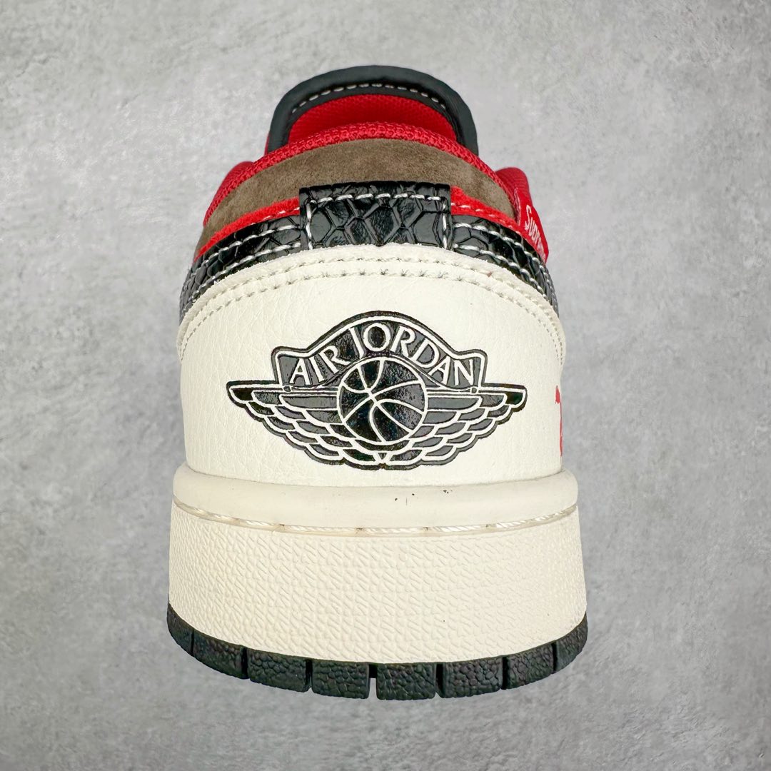 图片[8]-Air Jordan AJ1 Low 低帮系列定制配色FC1688-203 原厂内置气垫魔块 A模大底 头层小牛皮 鞋舌AJ原厂专用牛津布+AJ专用反口珍珠布+原厂无杂质高弹内里海棉+特殊封边弹力鞋带 尺码：36 36.5 37.5 38 38.5 39 40 40.5 41 42 42.5 43 44 44.5 45 46-选品中心