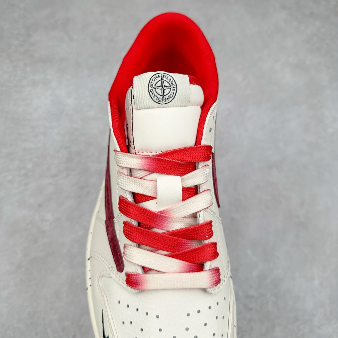 图片[5]-TS x Air Jordan AJ1 Low 倒钩低帮联名定制配色 CF3688-077 原厂内置气垫魔块 A模大底 头层小牛皮 鞋舌AJ原厂专用牛津布+AJ专用反口珍珠布+原厂无杂质高弹内里海棉+特殊封边弹力鞋带 尺码：36 36.5 37.5 38 38.5 39 40 40.5 41 42 42.5 43 44 44.5 45 46 47.5-选品中心