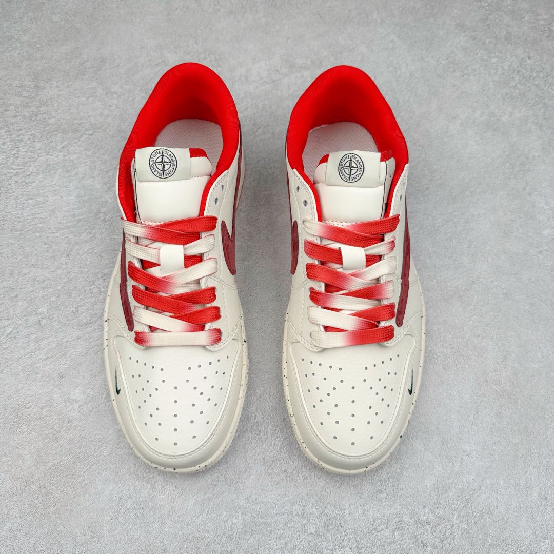图片[2]-TS x Air Jordan AJ1 Low 倒钩低帮联名定制配色 CF3688-077 原厂内置气垫魔块 A模大底 头层小牛皮 鞋舌AJ原厂专用牛津布+AJ专用反口珍珠布+原厂无杂质高弹内里海棉+特殊封边弹力鞋带 尺码：36 36.5 37.5 38 38.5 39 40 40.5 41 42 42.5 43 44 44.5 45 46 47.5-选品中心