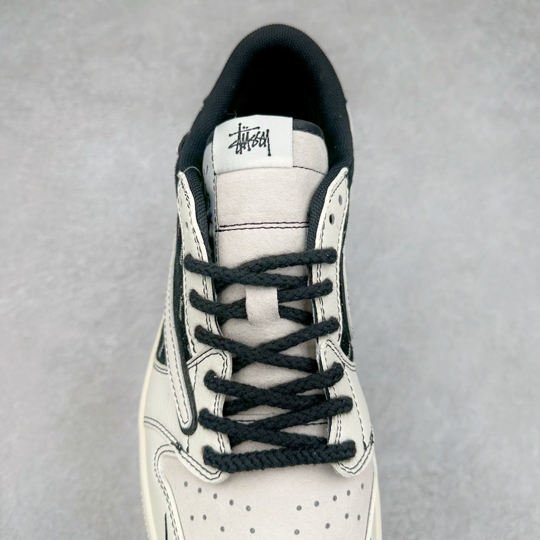 图片[5]-TS x Air Jordan AJ1 Low 倒钩低帮联名定制配色 SJ2068-121 原厂内置气垫魔块 A模大底 头层小牛皮 鞋舌AJ原厂专用牛津布+AJ专用反口珍珠布+原厂无杂质高弹内里海棉+特殊封边弹力鞋带 尺码：36 36.5 37.5 38 38.5 39 40 40.5 41 42 42.5 43 44 44.5 45 46 47.5-选品中心