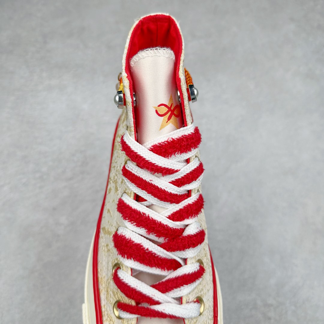 图片[5]-CONVERSE | 1970s 🐍鸿运当头 2024年匡威蛇年生肖限定款‼️ 真的是细节满满的鞋子 不仅新年可以穿 日常穿也嗷嗷好看 1970s真的是经典 金色蛇纹纹理贵气十足 再有红色星星加持 年味就来啦 颜值和实用性双双在线 货号：A13348C 尺码：35-44（36.5 37.5 39.5 41.5 42.5）-选品中心