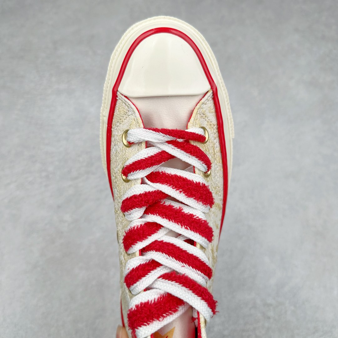 图片[4]-CONVERSE | 1970s 🐍鸿运当头 2024年匡威蛇年生肖限定款‼️ 真的是细节满满的鞋子 不仅新年可以穿 日常穿也嗷嗷好看 1970s真的是经典 金色蛇纹纹理贵气十足 再有红色星星加持 年味就来啦 颜值和实用性双双在线 货号：A13348C 尺码：35-44（36.5 37.5 39.5 41.5 42.5）-选品中心