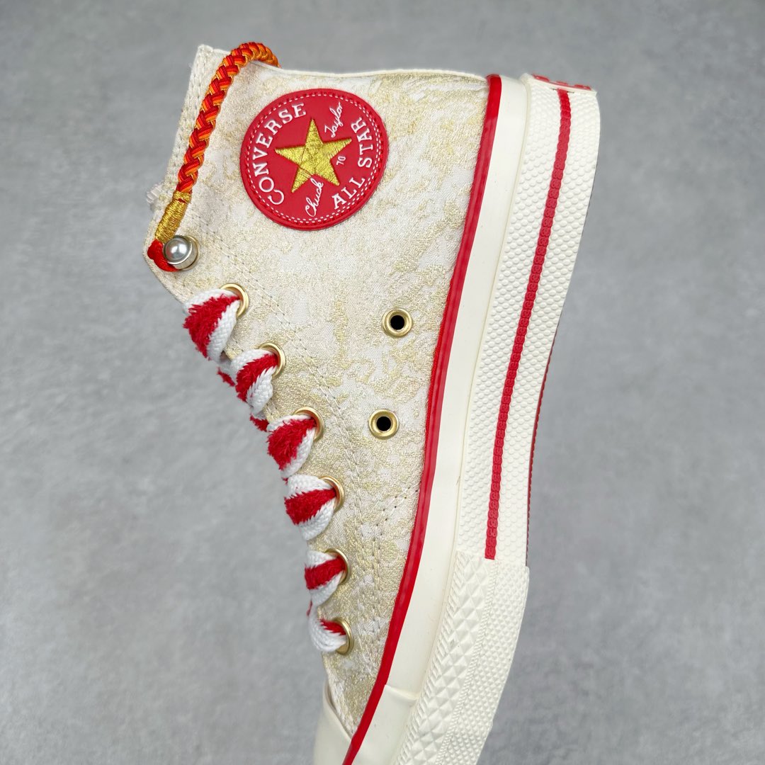 图片[7]-CONVERSE | 1970s 🐍鸿运当头 2024年匡威蛇年生肖限定款‼️ 真的是细节满满的鞋子 不仅新年可以穿 日常穿也嗷嗷好看 1970s真的是经典 金色蛇纹纹理贵气十足 再有红色星星加持 年味就来啦 颜值和实用性双双在线 货号：A13348C 尺码：35-44（36.5 37.5 39.5 41.5 42.5）-选品中心