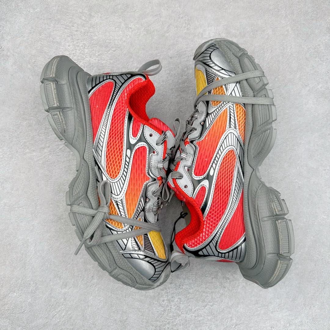 图片[3]-＃JC BALENCIAGA 3XL Sneakers 巴黎世家十代网布系带低帮走秀复古老爹鞋 全套原纸板楦头开发 最原汁原味的灵魂版型 全鞋荧光划线卡点 胶水把控整洁度追求极致完美 每一双都是工艺品 多重QC质检 超越公司货的品控标准 实实在在的免检产品 原盒原配 正确字体电绣 粗细、位置、大小正确 侧边TPU 透气孔匹配意产原版 正确分离大底 TPU软底 原版一致大底LOGO 立体感十足 原厂皮料水洗做旧 采购原厂网纱 不含皮革 网布材料和聚氨酯 磨损效果 鞋头边缘和后帮 Balenciaga 徽标 鞋面和后跟凸印尺码 鞋舌 3XL 橡胶品牌标识和反光细节 鞋帮拉袢和鞋舌拉祥 配反光细节 备用鞋带在鞋履前侧 可在穿着前取下 便于不同造型搭配 正常尺码 尺码：35 36 37 38 39 40 41 42 43 44 45 46-选品中心