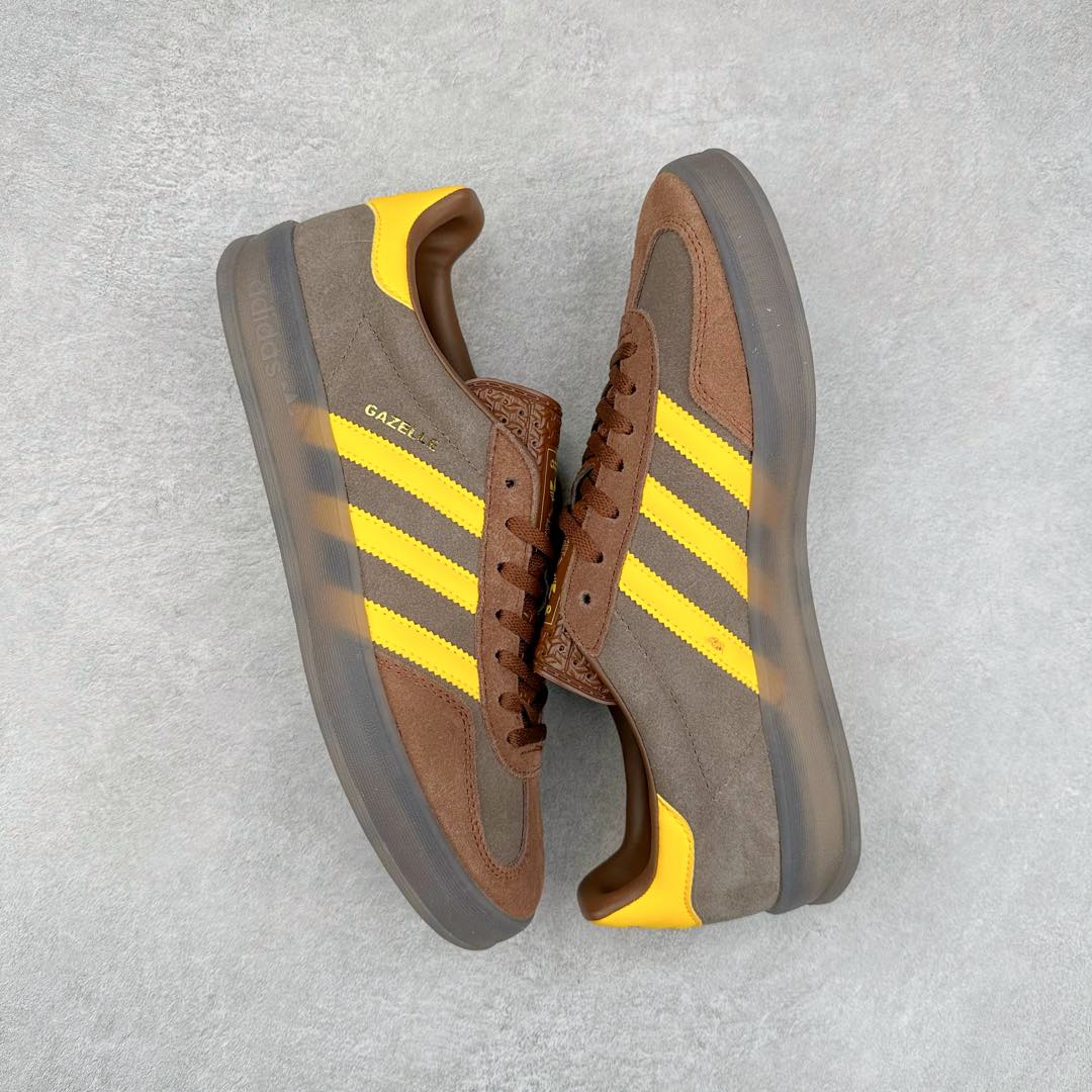图片[3]-AD Gazelle Indoor Trainers 羚羊内训系列低帮复古百搭休闲运动德训风板鞋 JI2588 90年代经典的复刻版！自60年代以足球训练鞋面世以来,Gazelle就以其经典设计席卷全球。1991年版本的复刻,再造经典Gazelle。采用皮革打造,搭配浊色细节,让这款经典更加简约。尺码：36 36⅔ 37⅓ 38 38⅔ 39⅓ 40 40⅔ 41⅓ 42 42⅔ 43⅓ 44 45-选品中心