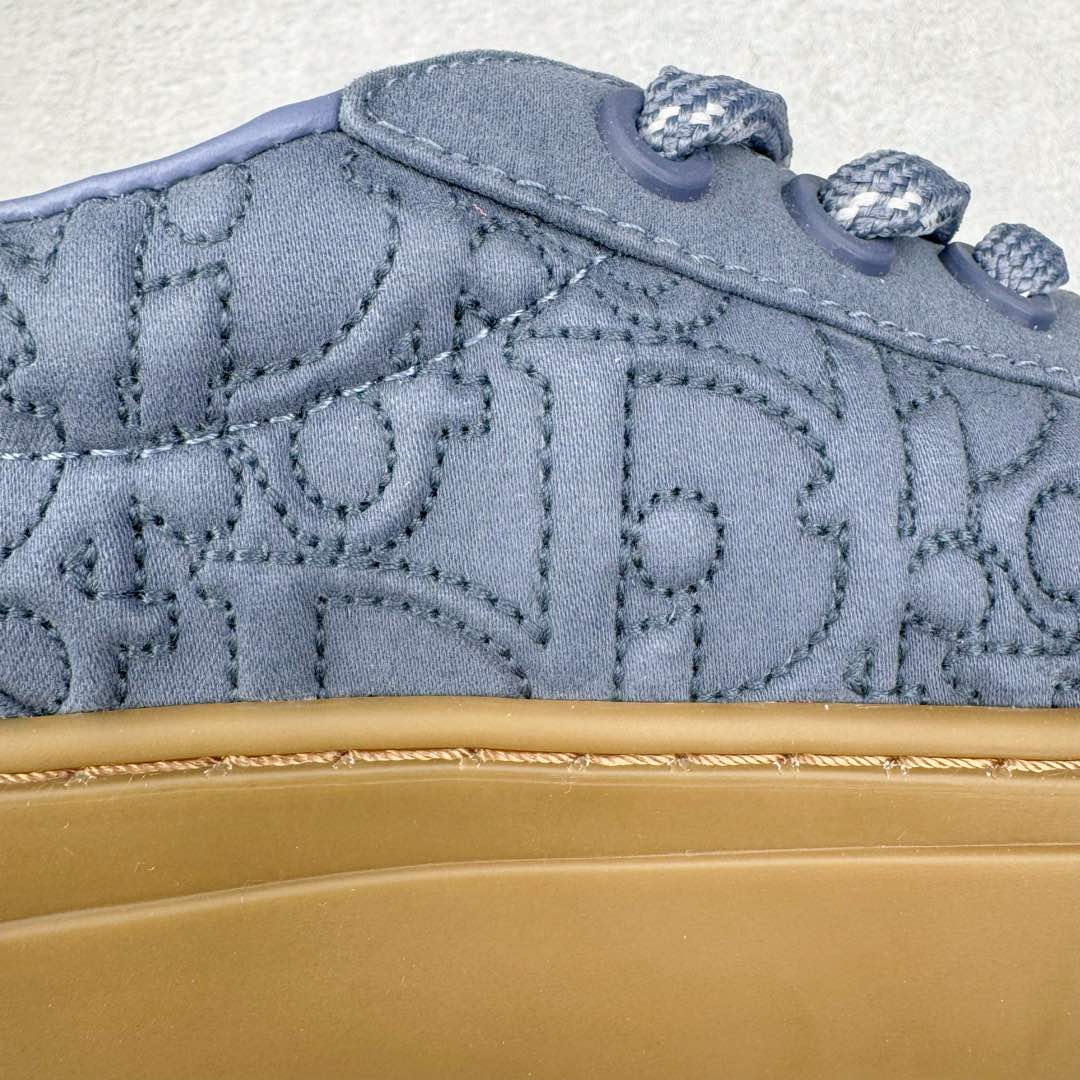 图片[23]-＃纯原 Dior B33 迪奥印花系带时尚运动板鞋网球鞋 全套原厂新版原纸板楦头开发 原厂特供皮料加持 原档数据大底 高频字母排版细节 还原 Zp 高端零售特供批次 2023秋季新品 彰显非凡的精湛工艺 重新诠释经典的网球鞋 时尚的廓形突显厚实感 采用全新的拉绒马海毛针织面料 突显柔软触感与富有层次感的流行色彩 搭配棕色绒面革镶片提升格调 别具一格的加垫鞋舌点缀以压花效果Dior标志 后侧点缀以Dior 30Avenue Montaigne标志 可为各式休闲造型增添时尚气质 尺码：40 41 42 43 44 45 46-选品中心