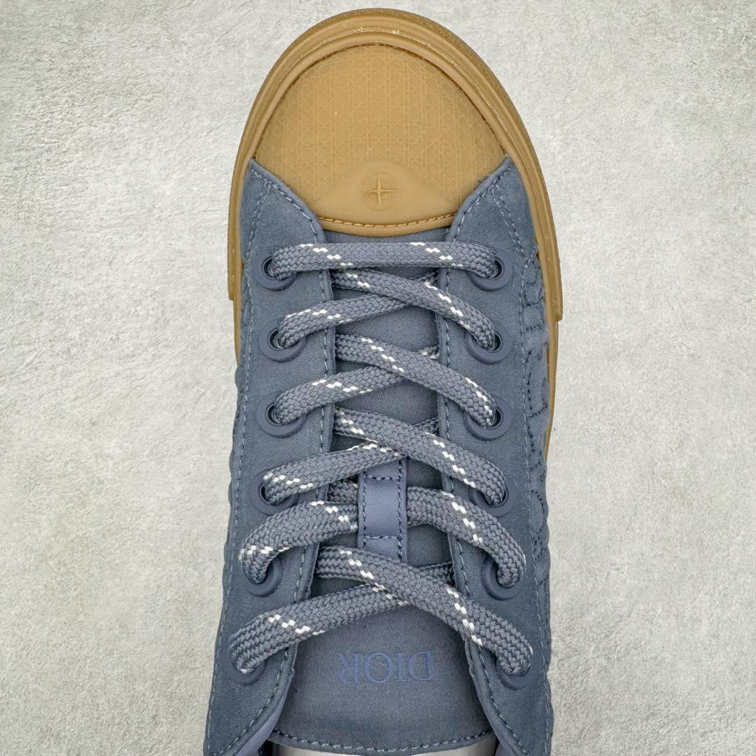 图片[4]-＃纯原 Dior B33 迪奥印花系带时尚运动板鞋网球鞋 全套原厂新版原纸板楦头开发 原厂特供皮料加持 原档数据大底 高频字母排版细节 还原 Zp 高端零售特供批次 2023秋季新品 彰显非凡的精湛工艺 重新诠释经典的网球鞋 时尚的廓形突显厚实感 采用全新的拉绒马海毛针织面料 突显柔软触感与富有层次感的流行色彩 搭配棕色绒面革镶片提升格调 别具一格的加垫鞋舌点缀以压花效果Dior标志 后侧点缀以Dior 30Avenue Montaigne标志 可为各式休闲造型增添时尚气质 尺码：40 41 42 43 44 45 46-选品中心