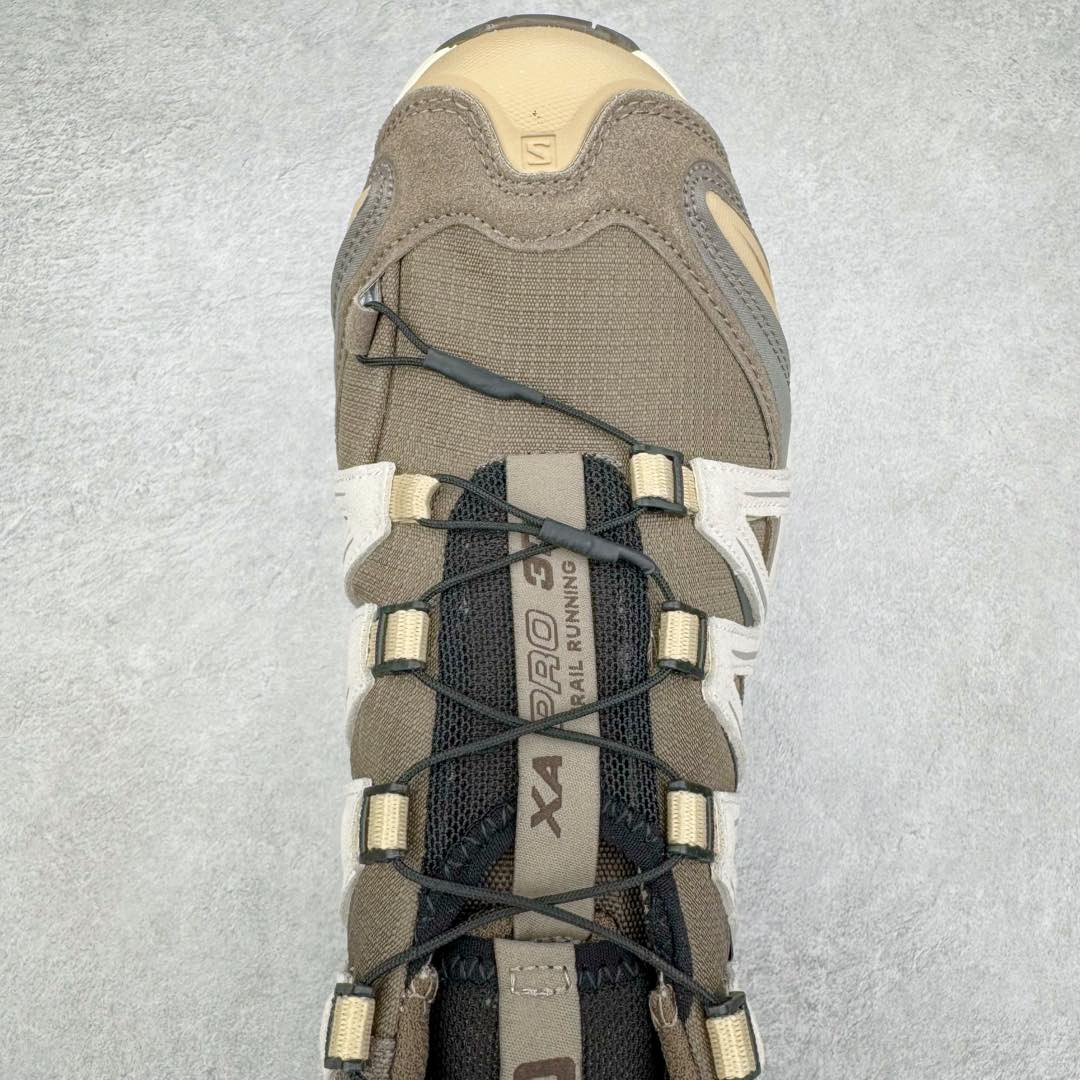 图片[4]-＃GX/绿X SALOMON XA Pro 3D ADV 萨洛蒙潮流越野机能户外功能鞋 纯原外贸平台特供订单 耗时半年巨作 全套原纸板楦头开发 原厂特供网布配套加持 确保原汁原味 完美呈现版型 原档数据独家私模五层组合大底 男女鞋同步官方开发至46.5 原装Ortholite轻量化鞋垫 中底布带钢印编号 原厂TPU锁扣 进口港宝加持 后跟自然饱满 还原公司包裹性 鞋面采用SENSIFT贴合技术 全方位贴合包裹脚型 鞋跟部鞋底牵引设计 提供强大的抓地性能 更适应野外崎岖不平的道路 其3D ADVANCED CHASSIS底盘 材料轻量大化 钉齿设计更具稳定性 防护性 鞋底易磨损区运用CONTAGRIP高耐磨材料 应对城市硬质路面长距离跑考验 尺码：36 36.5 37.5 38 38.5 39 40 40.5 41 42 42.5 43 44 44.5 45 46 46.5-选品中心