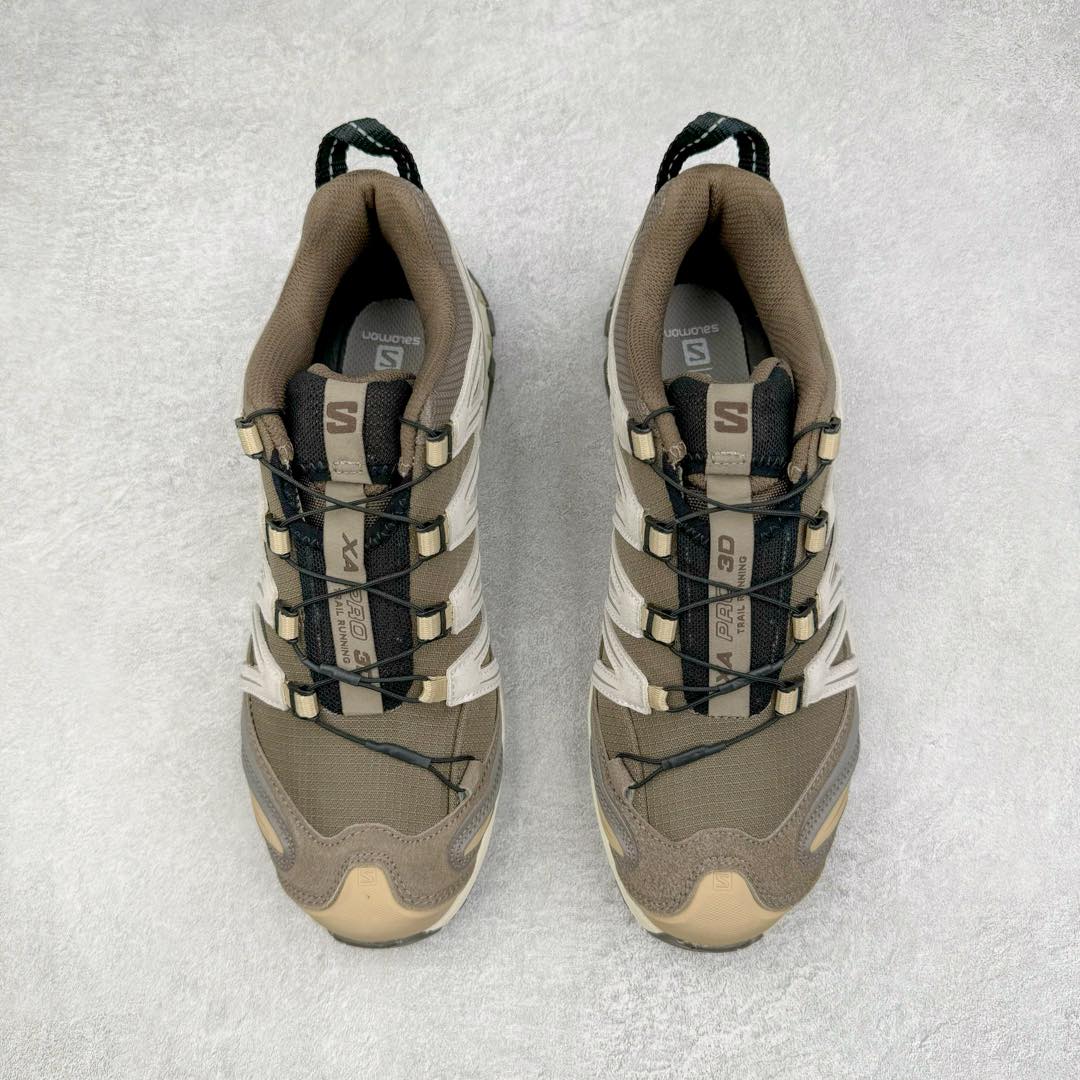 图片[2]-＃GX/绿X SALOMON XA Pro 3D ADV 萨洛蒙潮流越野机能户外功能鞋 纯原外贸平台特供订单 耗时半年巨作 全套原纸板楦头开发 原厂特供网布配套加持 确保原汁原味 完美呈现版型 原档数据独家私模五层组合大底 男女鞋同步官方开发至46.5 原装Ortholite轻量化鞋垫 中底布带钢印编号 原厂TPU锁扣 进口港宝加持 后跟自然饱满 还原公司包裹性 鞋面采用SENSIFT贴合技术 全方位贴合包裹脚型 鞋跟部鞋底牵引设计 提供强大的抓地性能 更适应野外崎岖不平的道路 其3D ADVANCED CHASSIS底盘 材料轻量大化 钉齿设计更具稳定性 防护性 鞋底易磨损区运用CONTAGRIP高耐磨材料 应对城市硬质路面长距离跑考验 尺码：36 36.5 37.5 38 38.5 39 40 40.5 41 42 42.5 43 44 44.5 45 46 46.5-选品中心