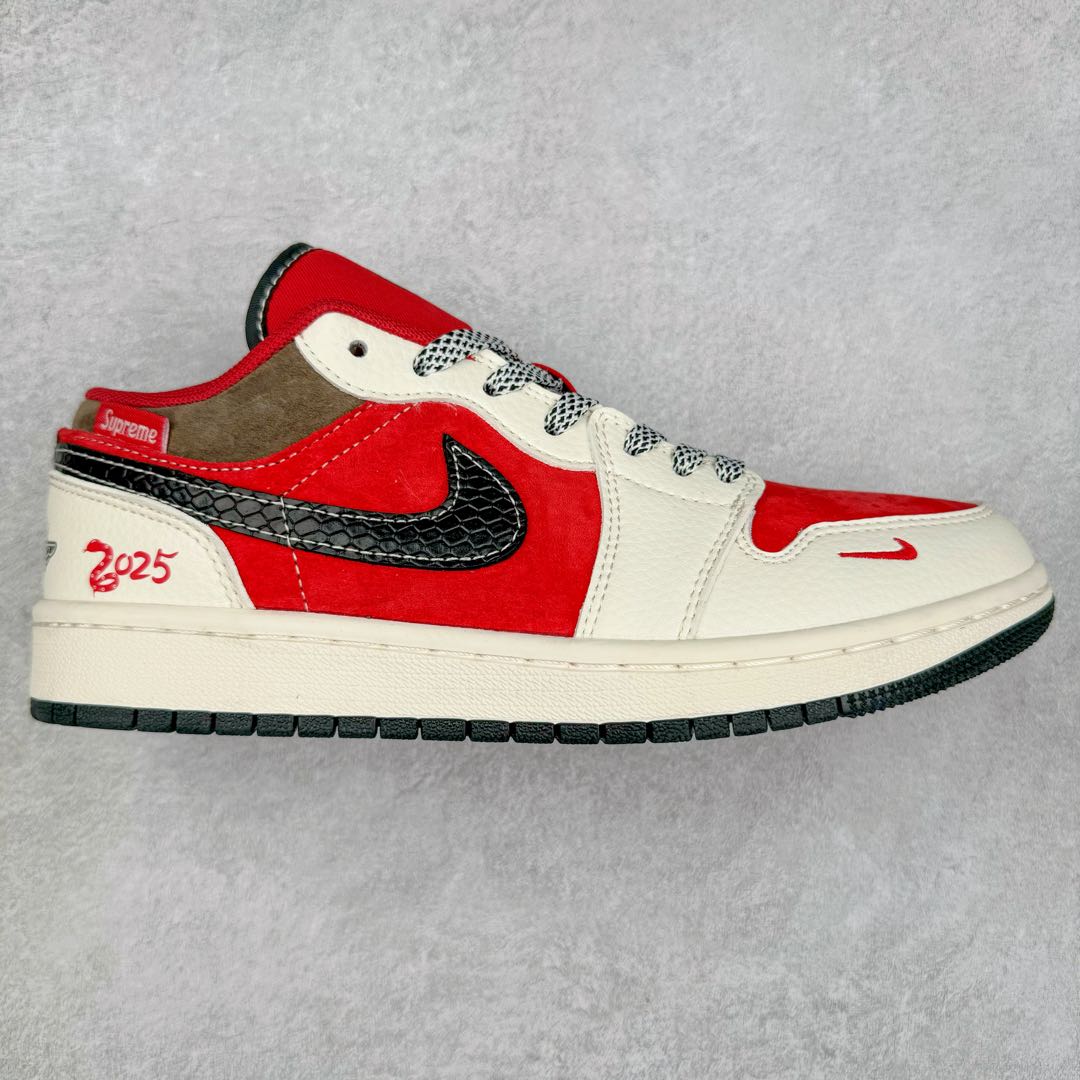 Air Jordan AJ1 Low 低帮系列定制配色FC1688-203 原厂内置气垫魔块 A模大底 头层小牛皮 鞋舌AJ原厂专用牛津布+AJ专用反口珍珠布+原厂无杂质高弹内里海棉+特殊封边弹力鞋带 尺码：36 36.5 37.5 38 38.5 39 40 40.5 41 42 42.5 43 44 44.5 45 46-选品中心