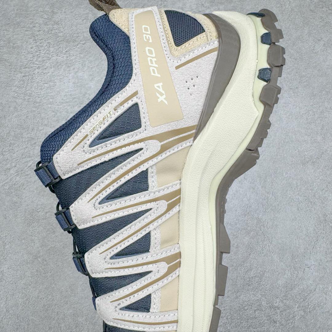 图片[7]-＃GX/绿X SALOMON XA Pro 3D ADV 萨洛蒙潮流越野机能户外功能鞋 纯原外贸平台特供订单 耗时半年巨作 全套原纸板楦头开发 原厂特供网布配套加持 确保原汁原味 完美呈现版型 原档数据独家私模五层组合大底 男女鞋同步官方开发至46.5 原装Ortholite轻量化鞋垫 中底布带钢印编号 原厂TPU锁扣 进口港宝加持 后跟自然饱满 还原公司包裹性 鞋面采用SENSIFT贴合技术 全方位贴合包裹脚型 鞋跟部鞋底牵引设计 提供强大的抓地性能 更适应野外崎岖不平的道路 其3D ADVANCED CHASSIS底盘 材料轻量大化 钉齿设计更具稳定性 防护性 鞋底易磨损区运用CONTAGRIP高耐磨材料 应对城市硬质路面长距离跑考验 尺码：36 36.5 37.5 38 38.5 39 40 40.5 41 42 42.5 43 44 44.5 45 46 46.5-选品中心