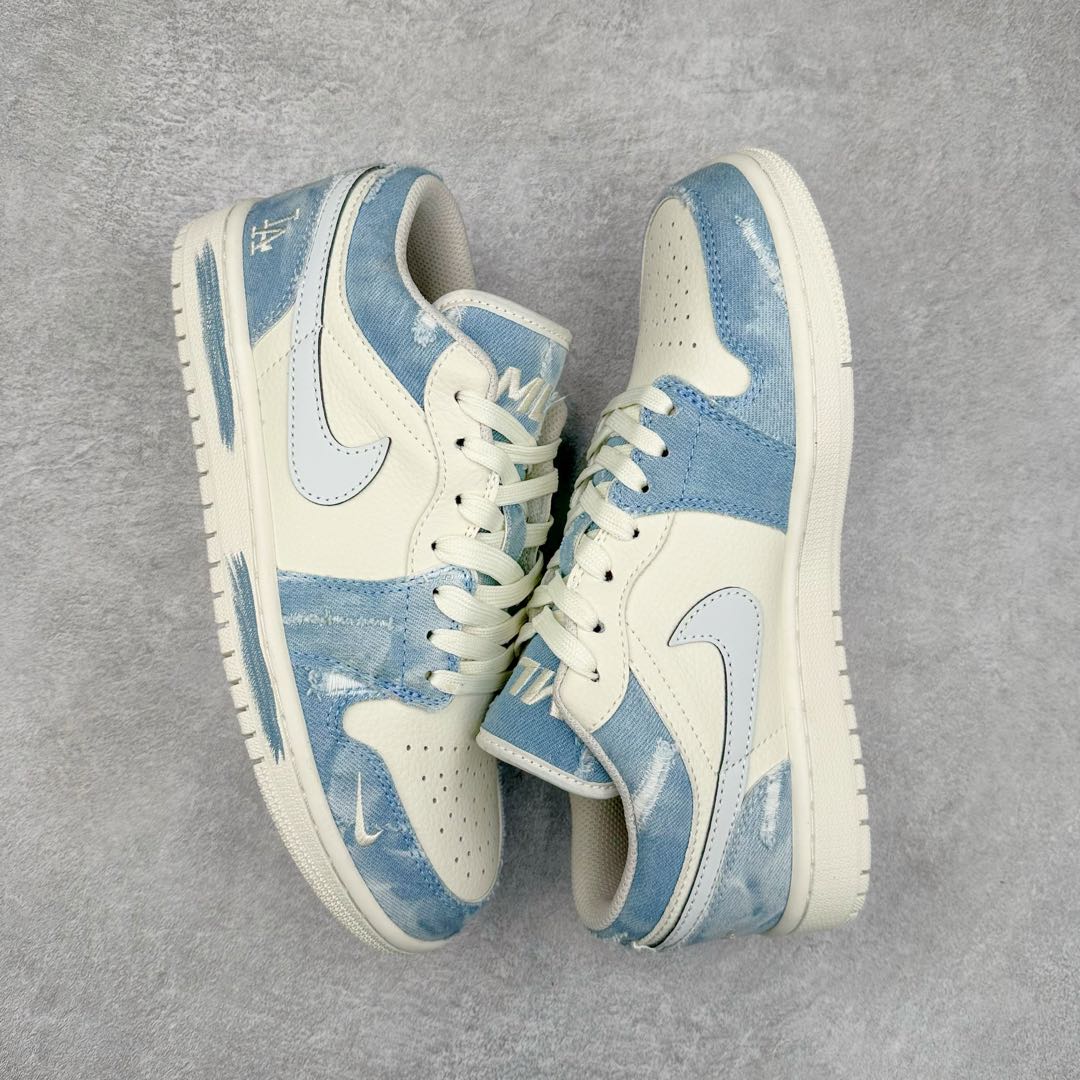 图片[3]-Air Jordan AJ1 Low 低帮系列定制配色DC2024-027 原厂内置气垫魔块 A模大底 头层小牛皮 鞋舌AJ原厂专用牛津布+AJ专用反口珍珠布+原厂无杂质高弹内里海棉+特殊封边弹力鞋带 尺码：36 36.5 37.5 38 38.5 39 40 40.5 41 42 42.5 43 44 44.5 45 46-选品中心