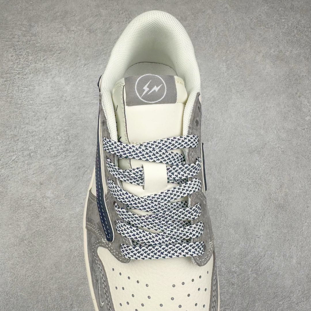 图片[5]-TS x Air Jordan AJ1 Low 倒钩低帮联名定制配色 CF3688-066 原厂内置气垫魔块 A模大底 头层小牛皮 鞋舌AJ原厂专用牛津布+AJ专用反口珍珠布+原厂无杂质高弹内里海棉+特殊封边弹力鞋带 尺码：36 36.5 37.5 38 38.5 39 40 40.5 41 42 42.5 43 44 44.5 45 46 47.5-选品中心