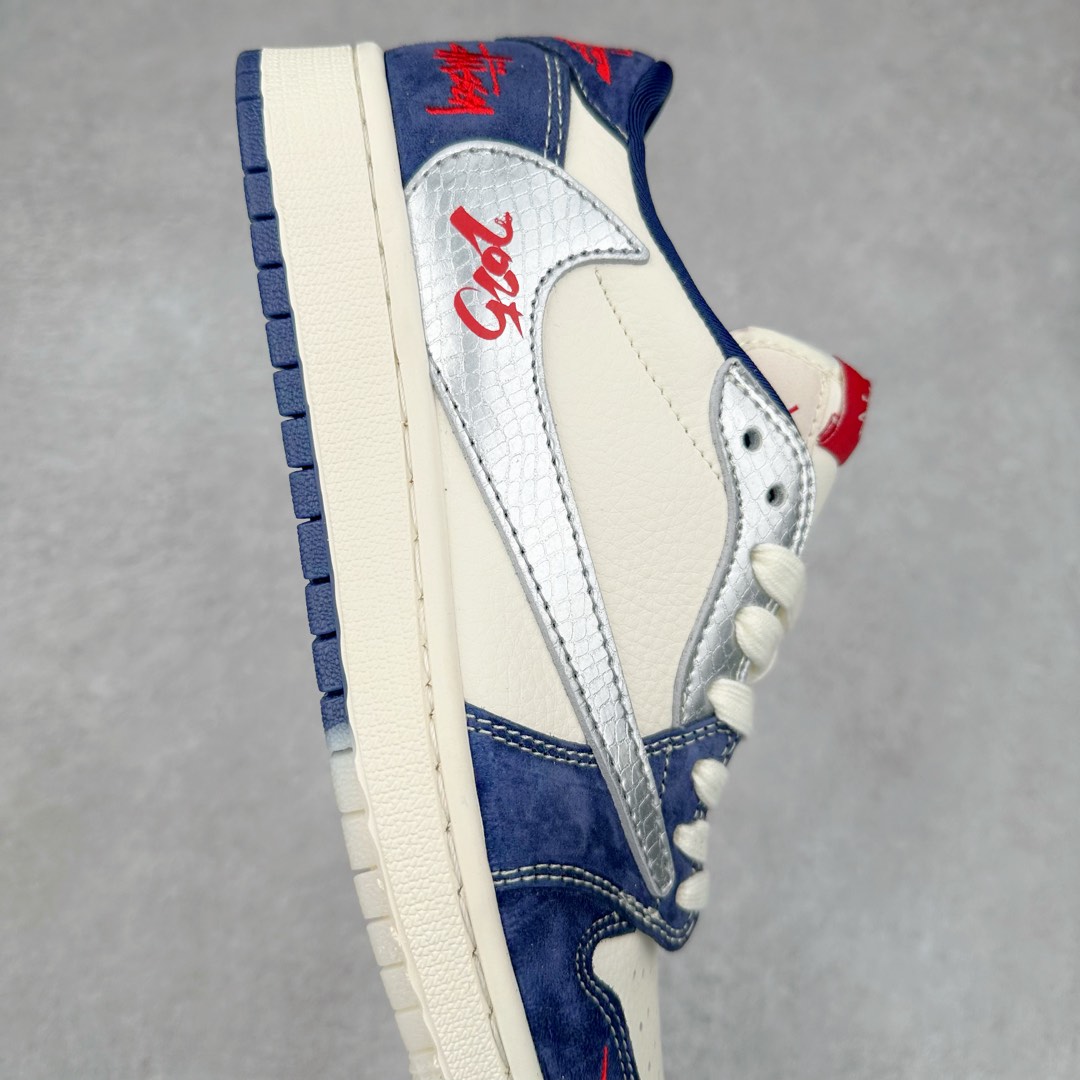 图片[6]-TS x Air Jordan AJ1 Low 倒钩低帮联名定制配色 DM9288-008 原厂内置气垫魔块 A模大底 头层小牛皮 鞋舌AJ原厂专用牛津布+AJ专用反口珍珠布+原厂无杂质高弹内里海棉+特殊封边弹力鞋带 尺码：36 36.5 37.5 38 38.5 39 40 40.5 41 42 42.5 43 44 44.5 45 46 47.5-选品中心