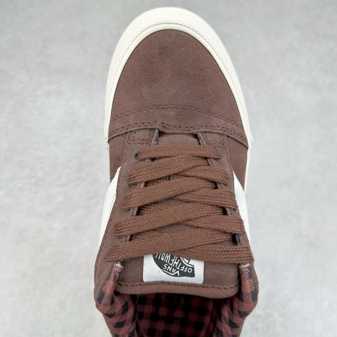 图片[4]-Vans Knu Skool 咖啡棕 万斯低帮复古休闲胖胖面包鞋 肥胖版大LOGO原版全皮猪八面料 尺码：35 36 36.5 37 38 38.5 39 40 40.5 41 42 42.5 43 44 45 工艺：硫化1：1（重量1：1、真标、原钢印、材质标、鞋型标、合格证）-选品中心