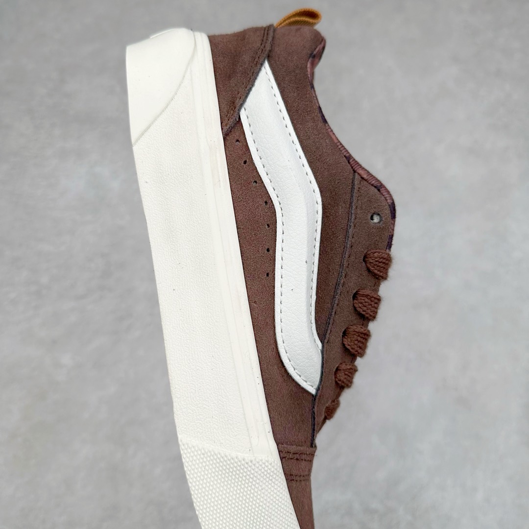图片[6]-Vans Knu Skool 咖啡棕 万斯低帮复古休闲胖胖面包鞋 肥胖版大LOGO原版全皮猪八面料 尺码：35 36 36.5 37 38 38.5 39 40 40.5 41 42 42.5 43 44 45 工艺：硫化1：1（重量1：1、真标、原钢印、材质标、鞋型标、合格证）-选品中心
