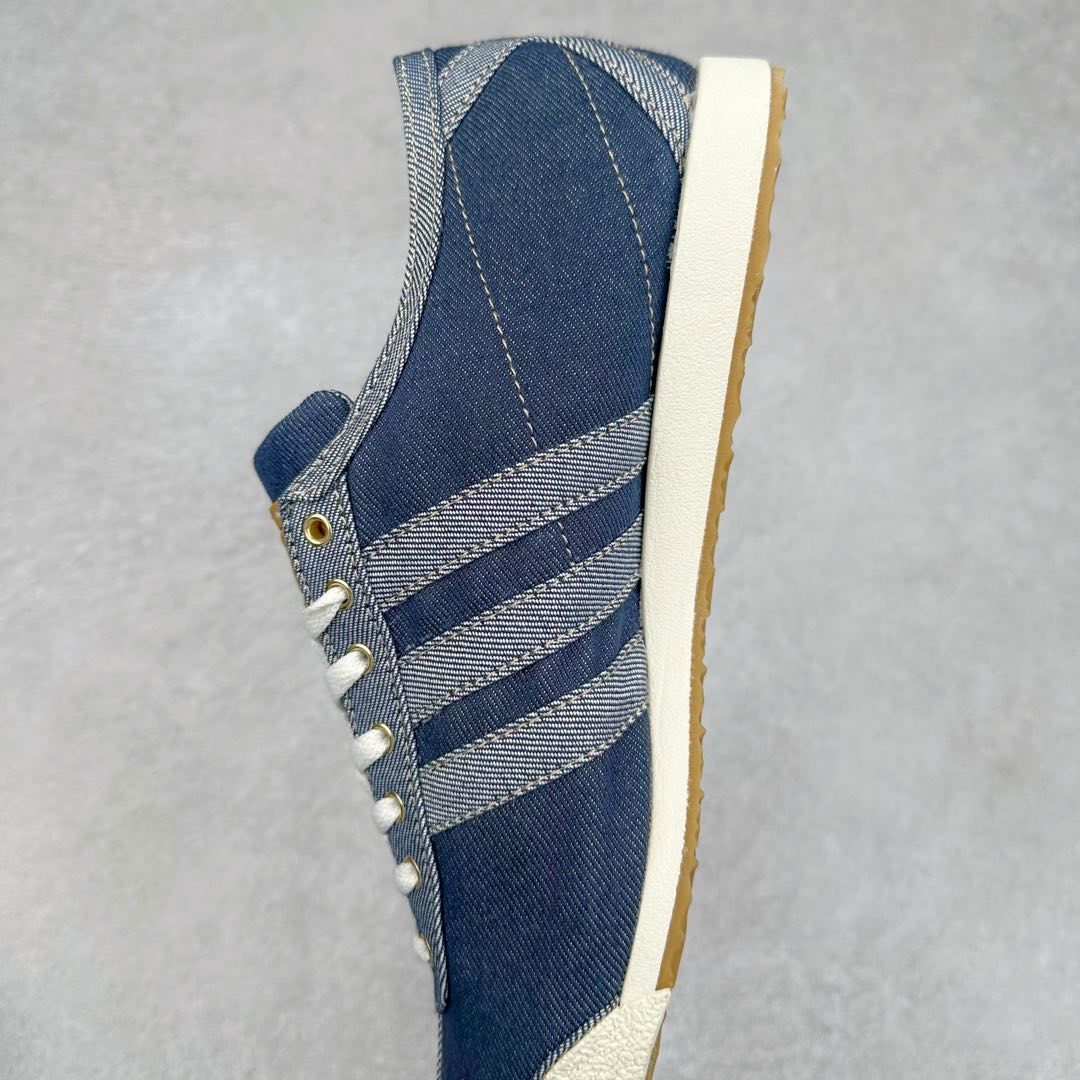 图片[7]-AD Originals Denim Italia Spzl 防滑耐磨低帮运动休闲鞋 HP8843 上世纪70年代的经典之作，高级牛仔布鞋面让人想起00年代早期的标志性款式。它具有模切 EVA 中底，增加舒适度。为防止生产原始材料对环境造成负面影响，我们使用了一些从生产废料中提取的回收材料，例如切割废料和家庭生活垃圾。尺码：40 40.5 41 42 42.5 43 44 44.5 45-选品中心