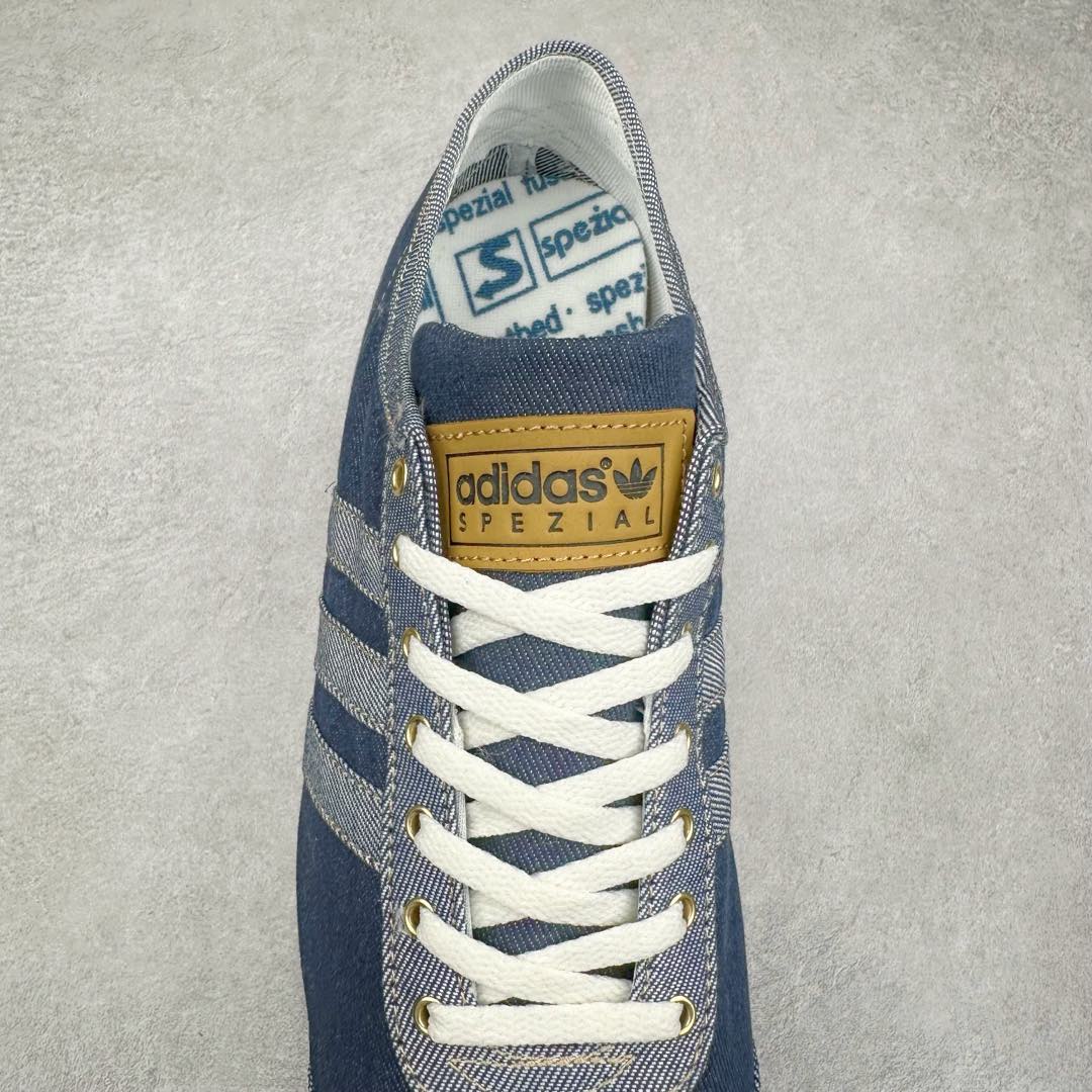 图片[5]-AD Originals Denim Italia Spzl 防滑耐磨低帮运动休闲鞋 HP8843 上世纪70年代的经典之作，高级牛仔布鞋面让人想起00年代早期的标志性款式。它具有模切 EVA 中底，增加舒适度。为防止生产原始材料对环境造成负面影响，我们使用了一些从生产废料中提取的回收材料，例如切割废料和家庭生活垃圾。尺码：40 40.5 41 42 42.5 43 44 44.5 45-选品中心