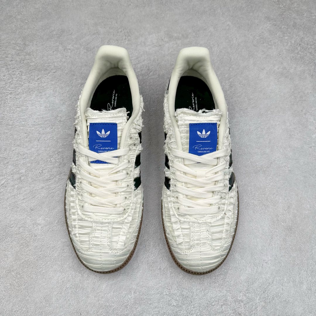 图片[2]-AD Original Samba OG 复古经典轻便板鞋 JQ4748 这款桑巴鞋展示了高质量的工艺 带有装饰的超锁缝制和无缝的手感 柔软、柔软的皮革造型和标志性的3条纹完成了精致的外观 正规合身鞋带 鞋面上有绒面鞋垫 橡胶鞋底 享受正畸套筒软感 自50年代首次亮相以来就一直在赢得粉丝的青睐 尺码：36 36.5 37.5 38 38.5 39 40 40.5 41 42 42.5 43 44 44.5 45-选品中心