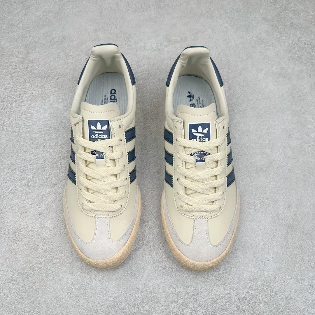 图片[2]-AD Originals Jeans 复古低帮时尚板鞋 GY7436 看它第一眼 你觉得它像不像 当下热门鞋款 \\\”Samba\\\” 哈哈 它其实是诞生于 1979 年的\\\”古早感\\\” 鞋款Jeans MKIl0相较于 MK! MKII在鞋头、中底、后跟均加有TPU 支撑或橡胶保护 这次的复刻使用皮革、翻毛皮打造 简约的鞋型 穿着的轻便 在\\\”Cleanfit\\\”风潮下 它值得你收入囊中 尺码：36 36.5 37 38 38.5 39 40 40.5 41 42 42.5 43 44 44.5 45-选品中心