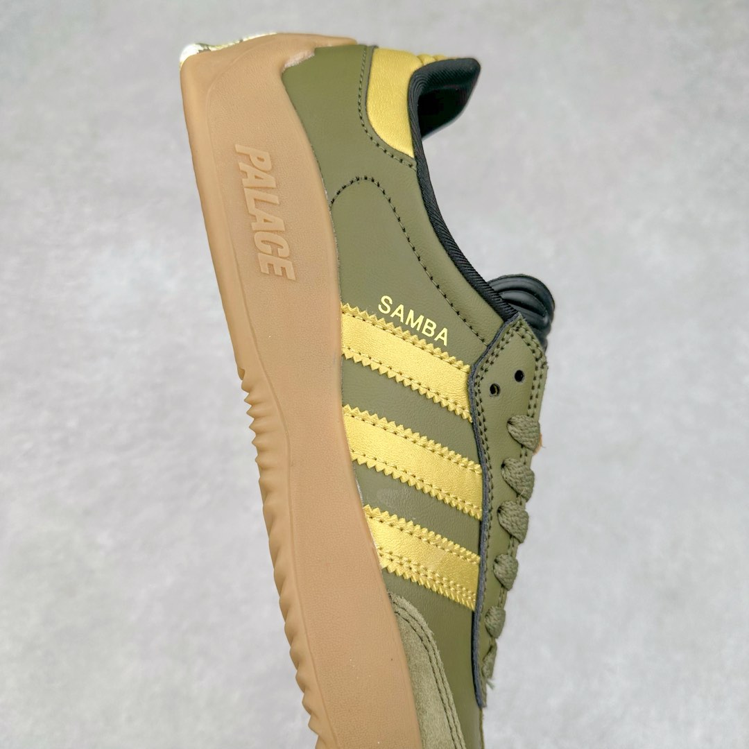 图片[6]-PALACE x AD Originals PUIG SAMBA 货号：HQ6098 / HQ6099 / HQ6100 作为 SAMBA 系列的改款，PALACE 与 adidas Originals 的联名如今已经成为潮流圈、球鞋圈独树一帜的象征。双方共计带来三款配色，鞋款设计上后跟的 PALACE 彭罗斯三角 LOGO 也足够彰显自身的与众不同。尺码：36 36.5 37.5 38 38.5 39 40 40.5 41 42 42.5 43 44 44.5 45-选品中心