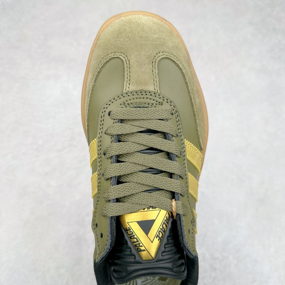 图片[4]-PALACE x AD Originals PUIG SAMBA 货号：HQ6098 / HQ6099 / HQ6100 作为 SAMBA 系列的改款，PALACE 与 adidas Originals 的联名如今已经成为潮流圈、球鞋圈独树一帜的象征。双方共计带来三款配色，鞋款设计上后跟的 PALACE 彭罗斯三角 LOGO 也足够彰显自身的与众不同。尺码：36 36.5 37.5 38 38.5 39 40 40.5 41 42 42.5 43 44 44.5 45-选品中心