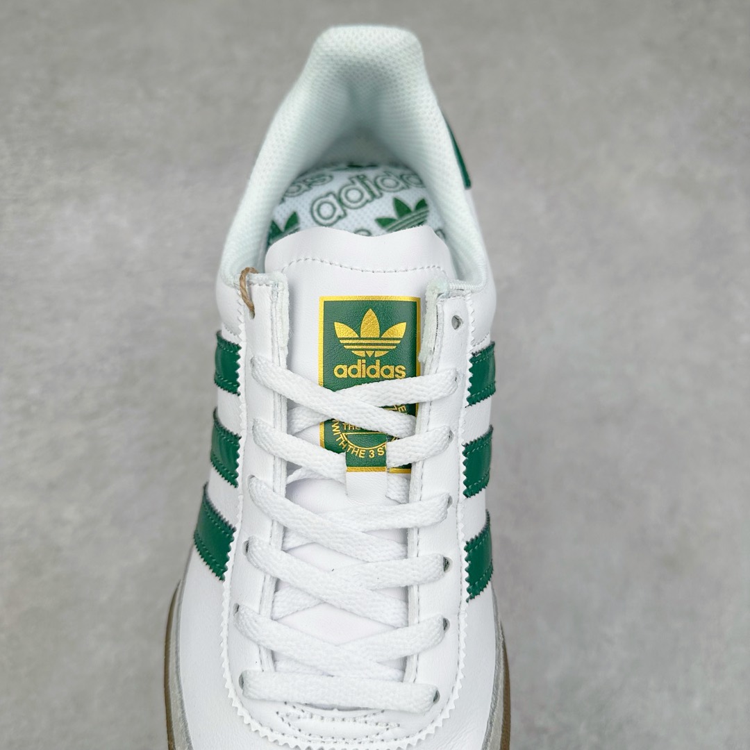 图片[5]-AD Originals Jeans 复古低帮时尚板鞋 GX4990 看它第一眼 你觉得它像不像 当下热门鞋款 \\\”Samba\\\” 哈哈 它其实是诞生于 1979 年的\\\”古早感\\\” 鞋款Jeans MKIl0相较于 MK! MKII在鞋头、中底、后跟均加有TPU 支撑或橡胶保护 这次的复刻使用皮革、翻毛皮打造 简约的鞋型 穿着的轻便 在\\\”Cleanfit\\\”风潮下 它值得你收入囊中 尺码：36 36.5 37 38 38.5 39 40 40.5 41 42 42.5 43 44 44.5 45-选品中心