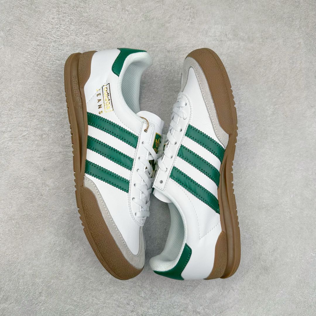 图片[3]-AD Originals Jeans 复古低帮时尚板鞋 GX4990 看它第一眼 你觉得它像不像 当下热门鞋款 \\\”Samba\\\” 哈哈 它其实是诞生于 1979 年的\\\”古早感\\\” 鞋款Jeans MKIl0相较于 MK! MKII在鞋头、中底、后跟均加有TPU 支撑或橡胶保护 这次的复刻使用皮革、翻毛皮打造 简约的鞋型 穿着的轻便 在\\\”Cleanfit\\\”风潮下 它值得你收入囊中 尺码：36 36.5 37 38 38.5 39 40 40.5 41 42 42.5 43 44 44.5 45-选品中心