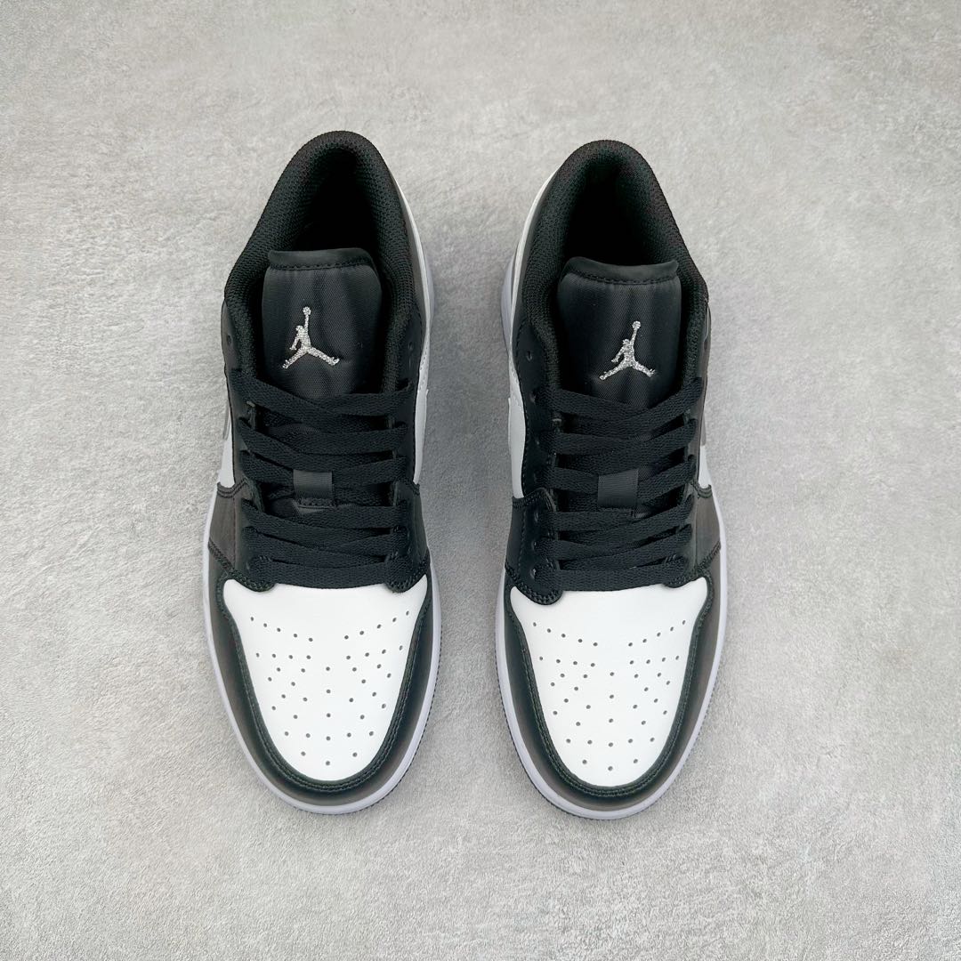 图片[2]-＃K版 Air Jordan AJ1 Low 低帮 黑银 553558-131 全新流水线出品 DT版本唯一平替选择 市场第二梯队最强版 全部原鞋开发 原楦原纸板开发 全鞋电脑针车 原厂内置全掌气垫 原盒内在原标 唯一Zp原版鞋带绑法 免检产品 全新2022版型 全头层皮料 完美零毛边处理 原厂配置全掌气垫 价格定位良心 几十个配色陆续出货 尺码：36 36.5 37.5 38 38.5 39 40 40.5 41 42 42.5 43 44 44.5 45 46 47.5-选品中心