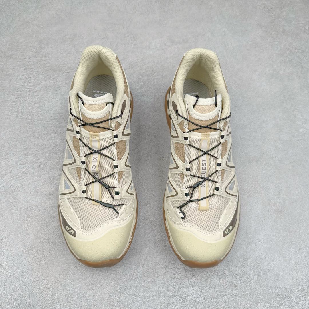 图片[2]-＃GD Salomon XT-QUEST ADV 萨洛蒙潮流越野机能户外功能鞋 纯原外贸平台特供订单 耗时半年巨作 全套原纸板楦头开发 原厂特供网布配套加持 确保原汁原味 完美呈现版型 原档数据独家私模五层组合大底 男女鞋同步官方开发至46.5 原装Ortholite轻量化鞋垫 中底布带钢印编号 原厂TPU锁扣 进口港宝加持 后跟自然饱满 还原公司包裹性 基于 SALOMON 初代 XT 鞋身造型并搭载 4D ADVANCED CHASSIS™ 大底打造而成 为这款 XT-QUEST 带来了多项足部控制与保护等功能性 如在运动过程中控制左右晃动的过程而提高稳定性、改善长途越野过程中足中到足尖的过渡、提高感知岩石的精确度以抵抗尖锐物体对脚底的伤害以及采用动态缓冲来增强穿着舒适感 从而减轻疲劳感 使 XT-QUEST 成为一双舒适且安全的户外之履 尺码：36 36.5 37.5 38 38.5 39 40 40.5 41 42 42.5 43 44 44.5 45 46 46.5-选品中心