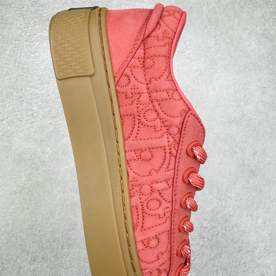 图片[6]-＃纯原 Dior B33 迪奥印花系带时尚运动板鞋网球鞋 全套原厂新版原纸板楦头开发 原厂特供皮料加持 原档数据大底 高频字母排版细节 还原 Zp 高端零售特供批次 2023秋季新品 彰显非凡的精湛工艺 重新诠释经典的网球鞋 时尚的廓形突显厚实感 采用全新的拉绒马海毛针织面料 突显柔软触感与富有层次感的流行色彩 搭配棕色绒面革镶片提升格调 别具一格的加垫鞋舌点缀以压花效果Dior标志 后侧点缀以Dior 30Avenue Montaigne标志 可为各式休闲造型增添时尚气质 尺码：40 41 42 43 44 45 46-选品中心