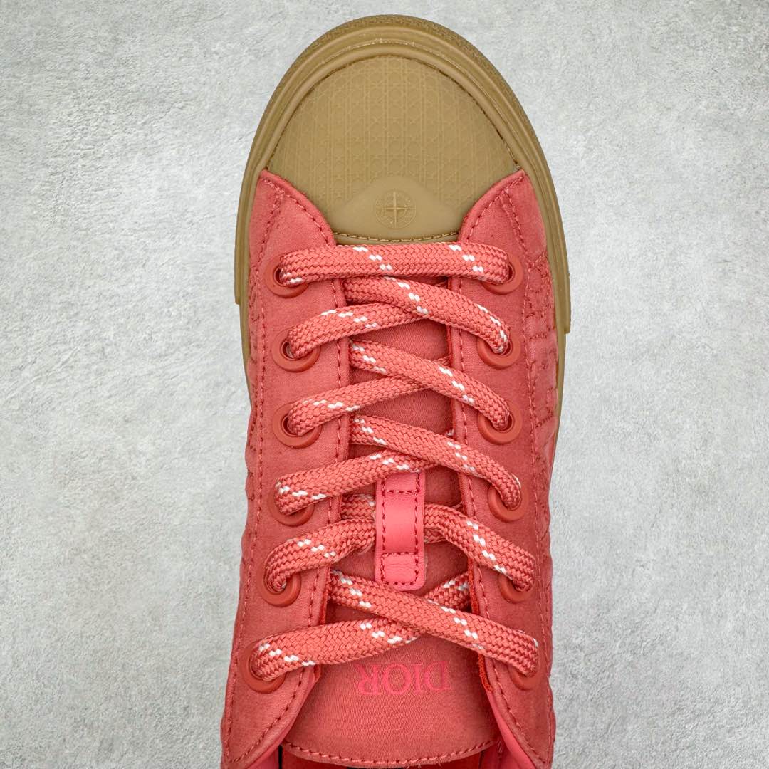 图片[4]-＃纯原 Dior B33 迪奥印花系带时尚运动板鞋网球鞋 全套原厂新版原纸板楦头开发 原厂特供皮料加持 原档数据大底 高频字母排版细节 还原 Zp 高端零售特供批次 2023秋季新品 彰显非凡的精湛工艺 重新诠释经典的网球鞋 时尚的廓形突显厚实感 采用全新的拉绒马海毛针织面料 突显柔软触感与富有层次感的流行色彩 搭配棕色绒面革镶片提升格调 别具一格的加垫鞋舌点缀以压花效果Dior标志 后侧点缀以Dior 30Avenue Montaigne标志 可为各式休闲造型增添时尚气质 尺码：40 41 42 43 44 45 46-选品中心