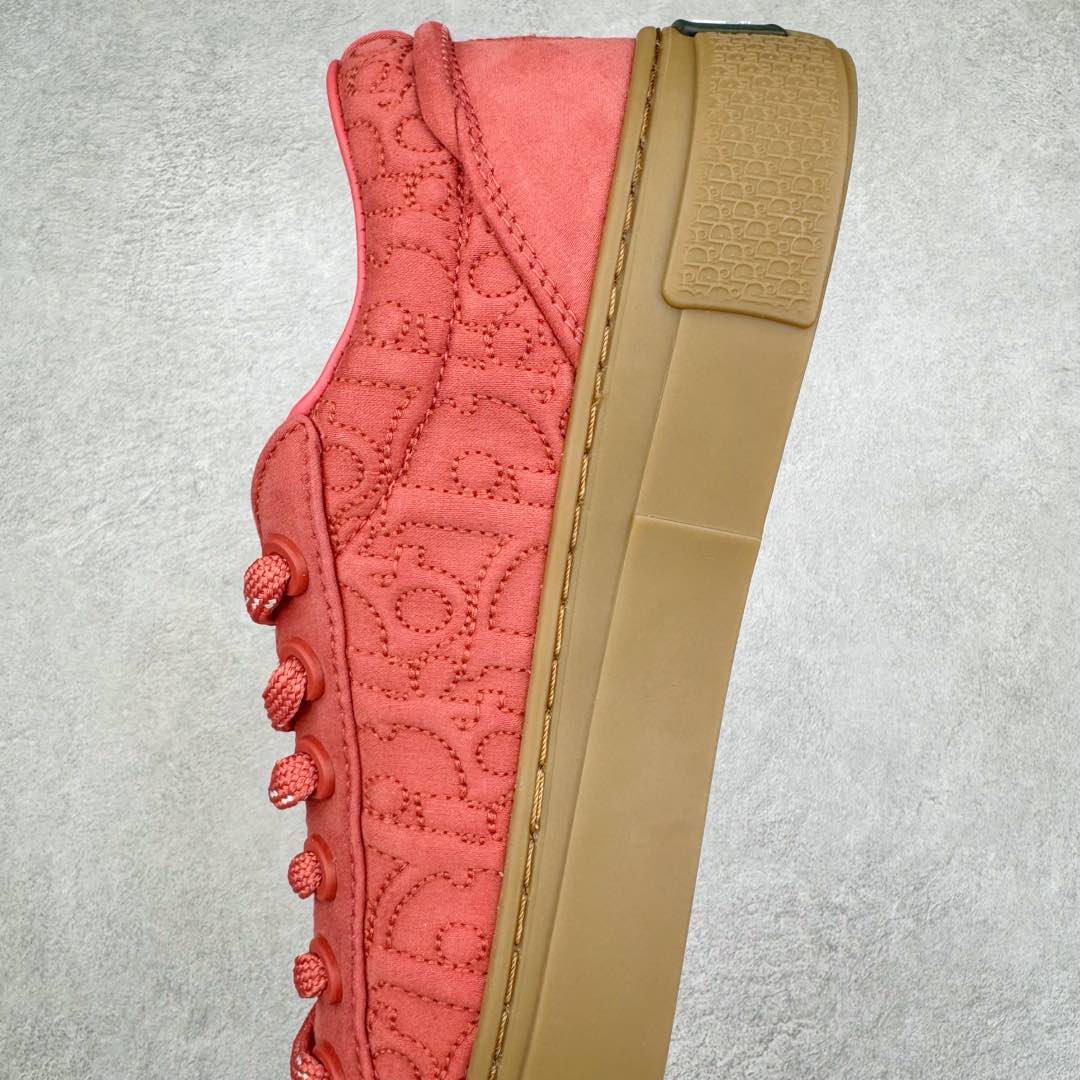 图片[7]-＃纯原 Dior B33 迪奥印花系带时尚运动板鞋网球鞋 全套原厂新版原纸板楦头开发 原厂特供皮料加持 原档数据大底 高频字母排版细节 还原 Zp 高端零售特供批次 2023秋季新品 彰显非凡的精湛工艺 重新诠释经典的网球鞋 时尚的廓形突显厚实感 采用全新的拉绒马海毛针织面料 突显柔软触感与富有层次感的流行色彩 搭配棕色绒面革镶片提升格调 别具一格的加垫鞋舌点缀以压花效果Dior标志 后侧点缀以Dior 30Avenue Montaigne标志 可为各式休闲造型增添时尚气质 尺码：40 41 42 43 44 45 46-选品中心