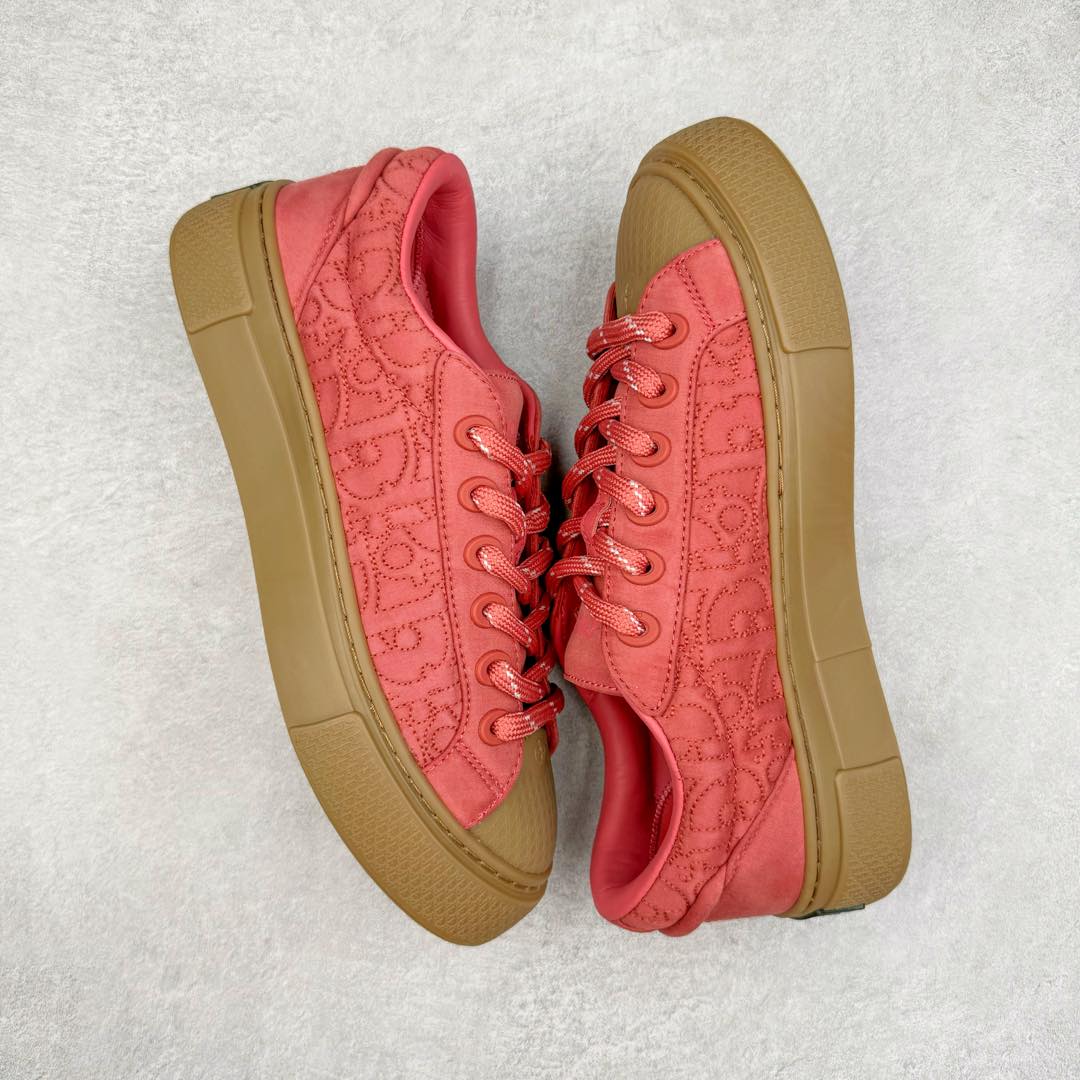 图片[3]-＃纯原 Dior B33 迪奥印花系带时尚运动板鞋网球鞋 全套原厂新版原纸板楦头开发 原厂特供皮料加持 原档数据大底 高频字母排版细节 还原 Zp 高端零售特供批次 2023秋季新品 彰显非凡的精湛工艺 重新诠释经典的网球鞋 时尚的廓形突显厚实感 采用全新的拉绒马海毛针织面料 突显柔软触感与富有层次感的流行色彩 搭配棕色绒面革镶片提升格调 别具一格的加垫鞋舌点缀以压花效果Dior标志 后侧点缀以Dior 30Avenue Montaigne标志 可为各式休闲造型增添时尚气质 尺码：40 41 42 43 44 45 46-选品中心