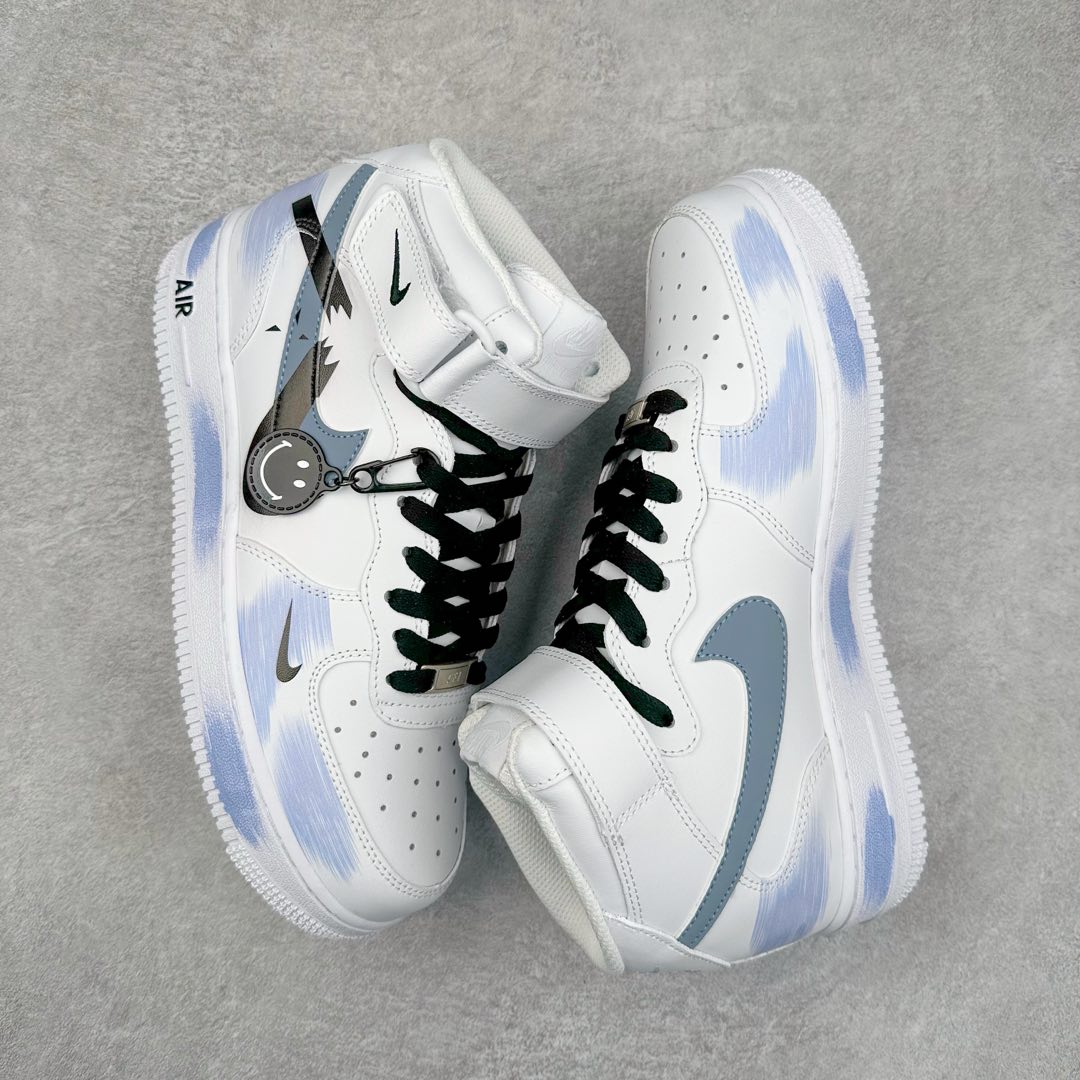 图片[3]-NK Air Force 1 Mid 空军一号中帮高帮百搭休闲运动板鞋 ZH0316-056 柔软、弹性十足的缓震性能和出色的中底设计 横跨复古与现代的外型结合 造就出风靡全球三十多年的Force 1 尺码：36 36.5 37.5 38 38.5 39 40 40.5 41 42 42.5 43 44 44.5 45-选品中心