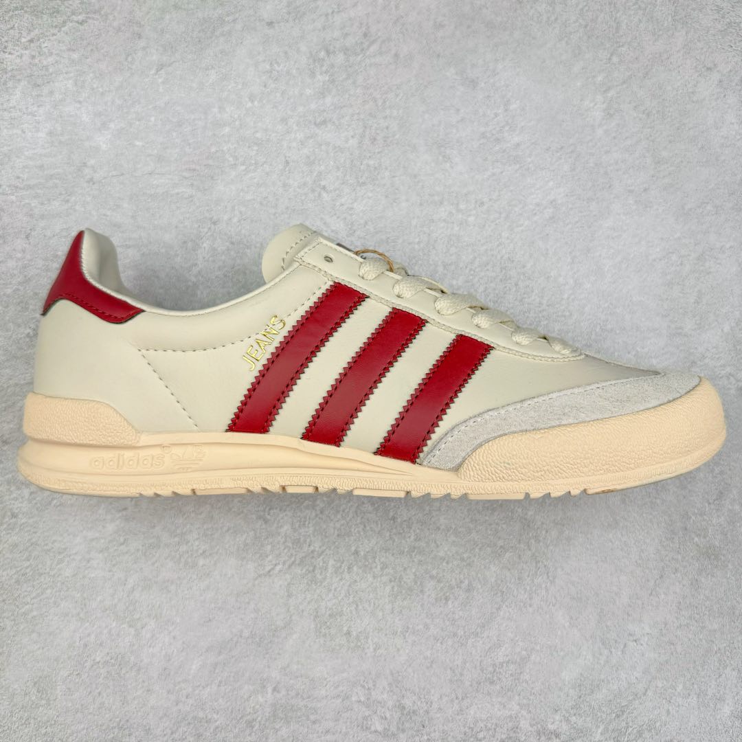 图片[3]-AD Originals Jeans 复古低帮时尚板鞋 看它第一眼 你觉得它像不像 当下热门鞋款 \\\”Samba\\\” 哈哈 它其实是诞生于 1979 年的\\\”古早感\\\” 鞋款Jeans MKIl0相较于 MK! MKII在鞋头、中底、后跟均加有TPU 支撑或橡胶保护 这次的复刻使用皮革、翻毛皮打造 简约的鞋型 穿着的轻便 在\\\”Cleanfit\\\”风潮下 它值得你收入囊中 尺码：36 36.5 37 38 38.5 39 40 40.5 41 42 42.5 43 44 44.5 45-选品中心