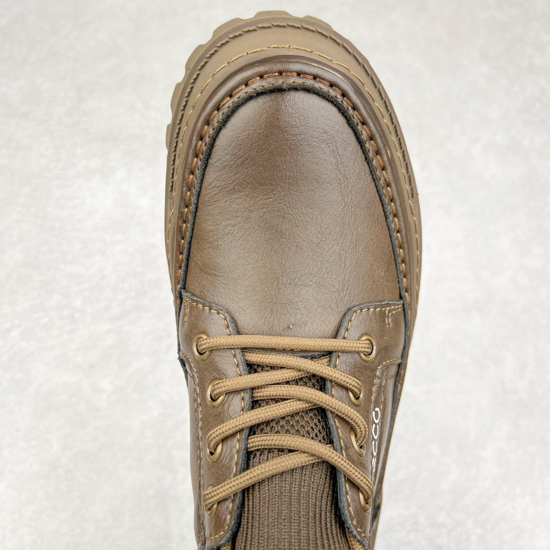 图片[4]-Ecco爱步男鞋新款运动鞋 跑鞋厚底增高老爹鞋 驱动系列全新款式 拼色拼接鞋面 时尚有型 牛皮与纺织品拼接 脚感舒适 出街有型 贴心套脚系带设计 舒适包裹双足 柔软细腻，亲肤透气 以摩托车粗犷胎纹为灵感 PU大底提供牵引性和支撑性 耐磨防滑提升稳定性 轻盈鞋底 舒适耐穿 户外出行 肆意洒脱 尺码：38 39 40 41 42 43 44（皮鞋码）-选品中心