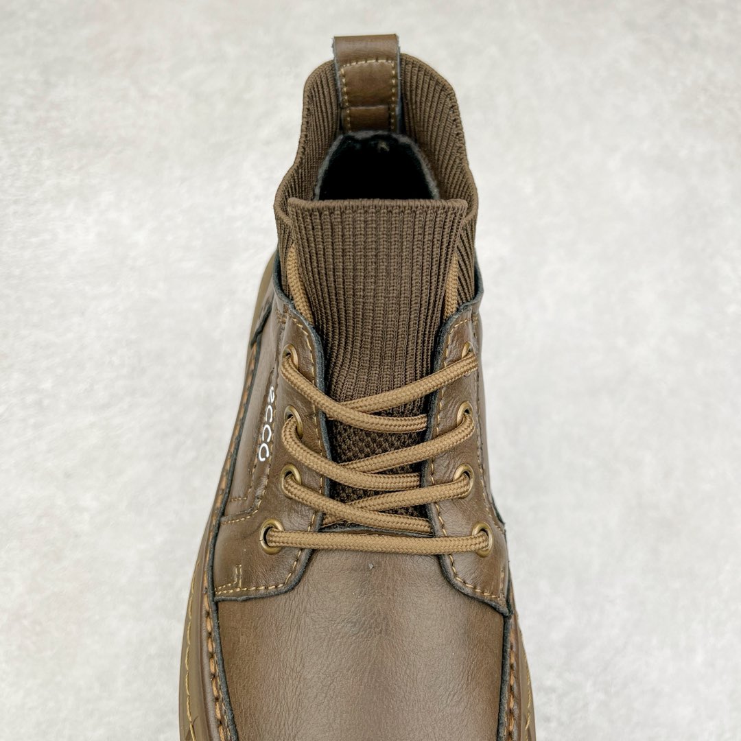 图片[5]-Ecco爱步男鞋新款运动鞋 跑鞋厚底增高老爹鞋 驱动系列全新款式 拼色拼接鞋面 时尚有型 牛皮与纺织品拼接 脚感舒适 出街有型 贴心套脚系带设计 舒适包裹双足 柔软细腻，亲肤透气 以摩托车粗犷胎纹为灵感 PU大底提供牵引性和支撑性 耐磨防滑提升稳定性 轻盈鞋底 舒适耐穿 户外出行 肆意洒脱 尺码：38 39 40 41 42 43 44（皮鞋码）-选品中心